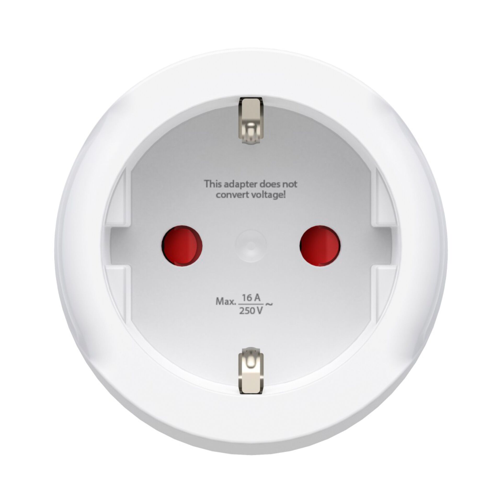 adapter, elektrischer stecker, schuko, buchse, runder design
