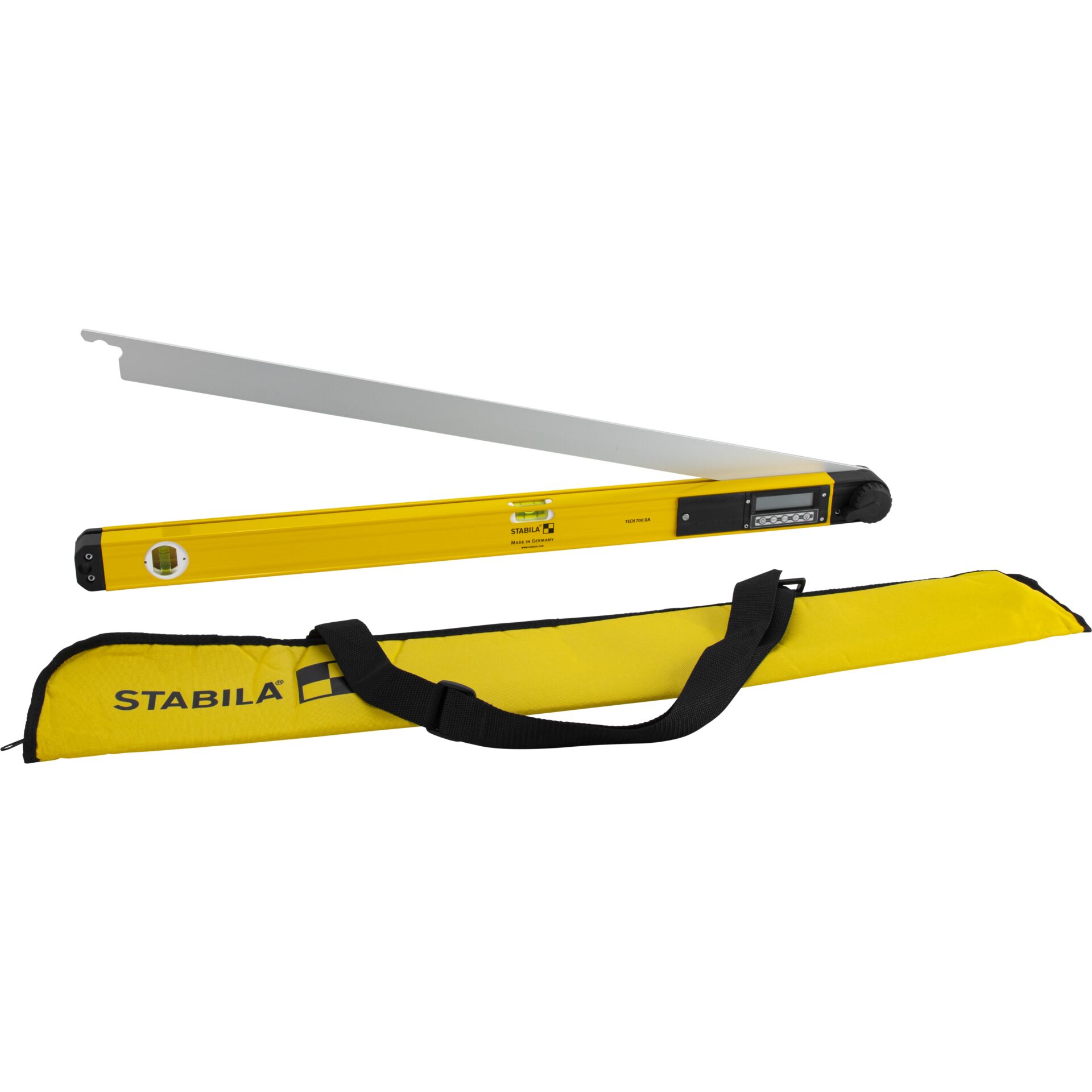 Stabila Level, Wasserwaage, Gelb, Ausziehbar, Hülle