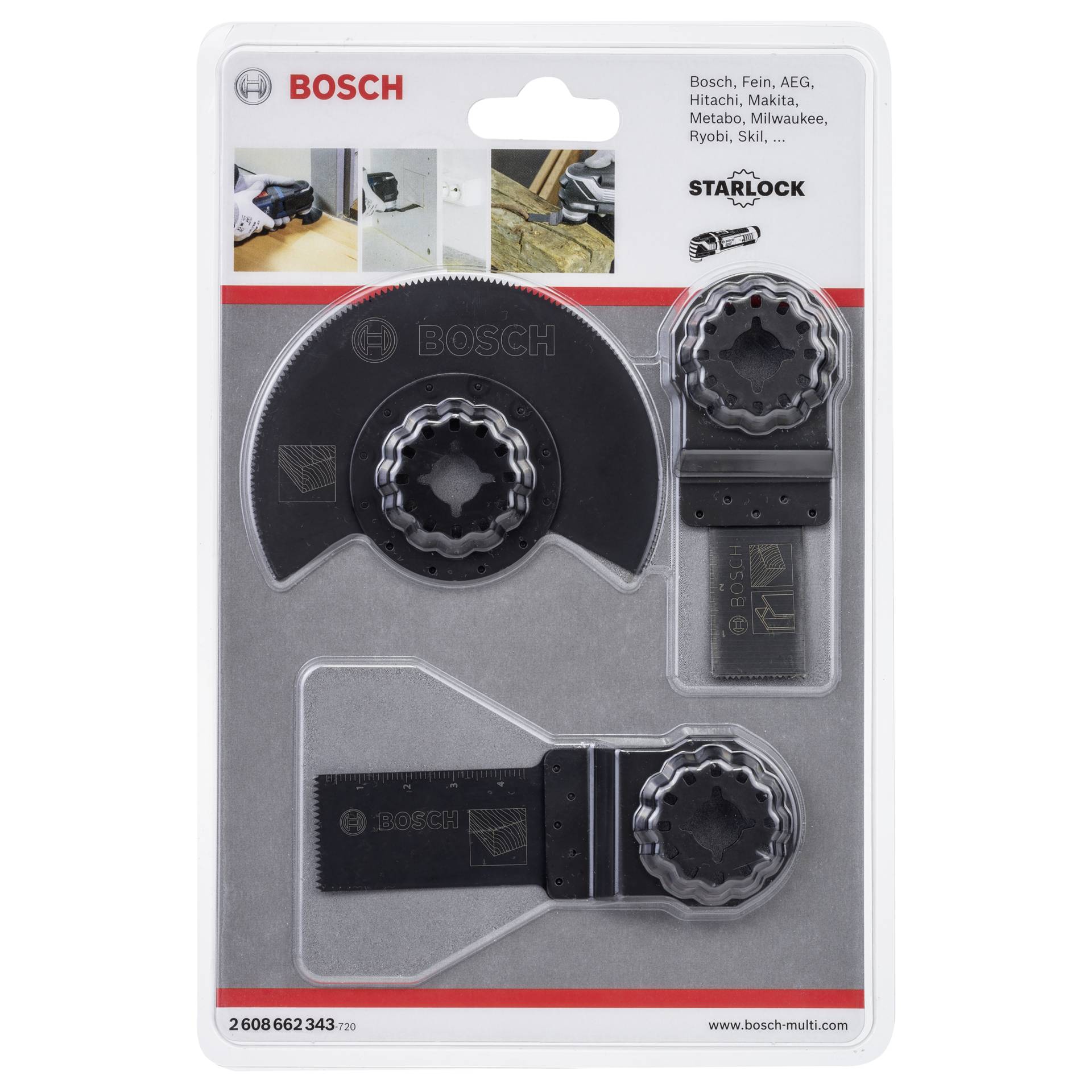 Bosch GOP Basic-Wood-Set  3-pcs. Starlock