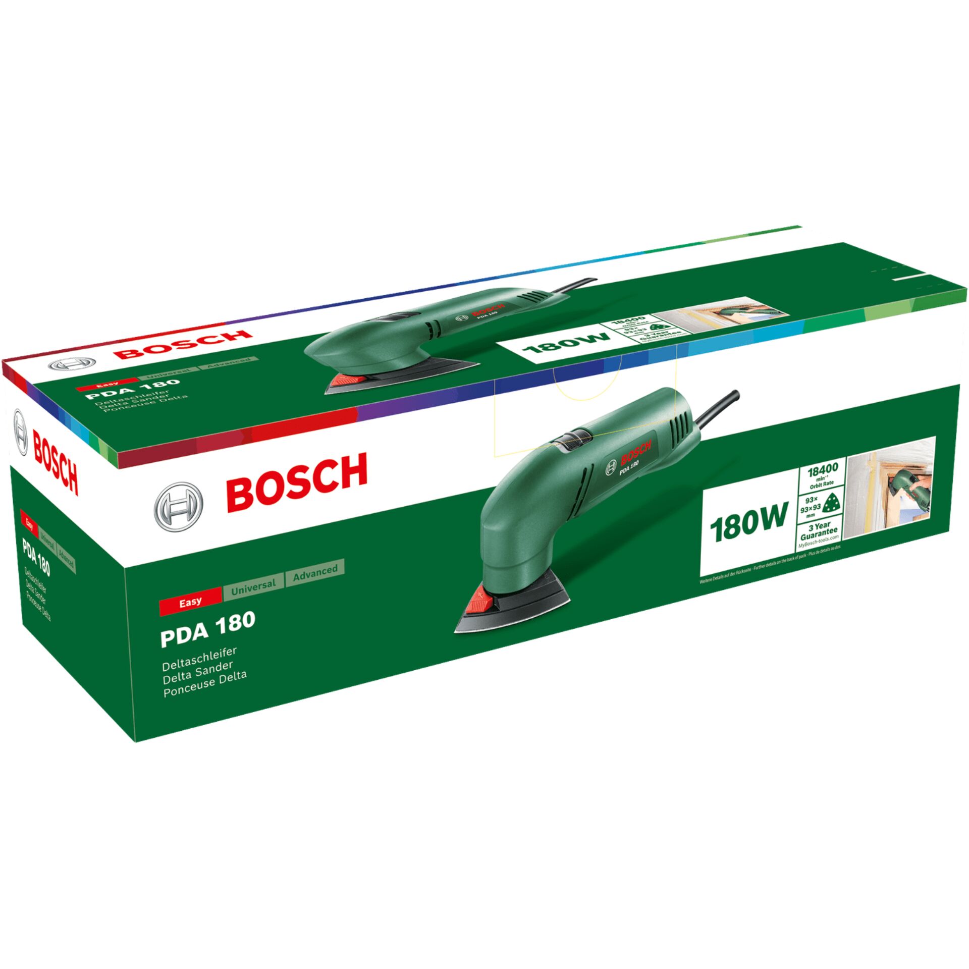 Delta Schleifer, Delta Sander, PDA 180, 180W, Bosch Nexus