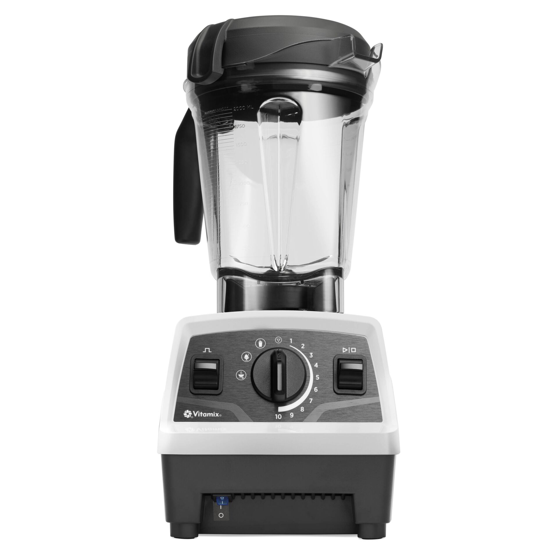 Mixer, Blender, Gläserner Behälter, Edelstahl, Drehknopf Steuerung
