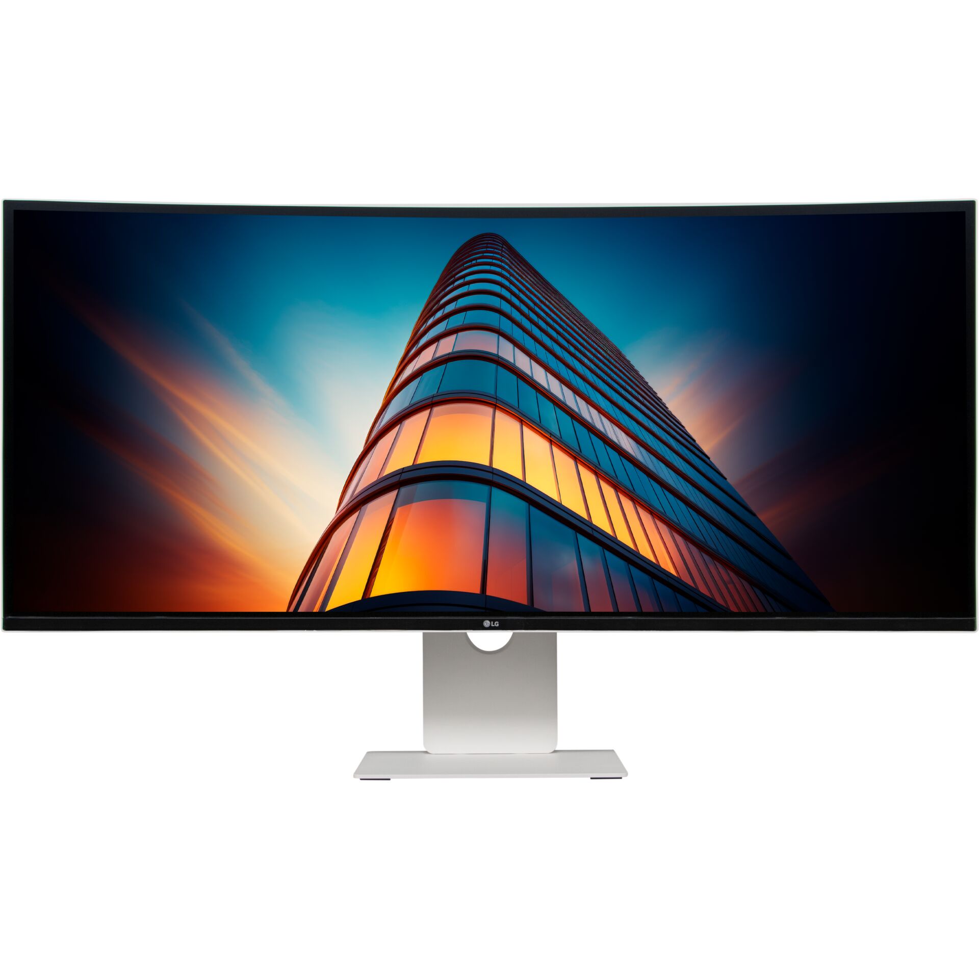 monitor, ultrawide, LED, pixel-dense, stand-silver
