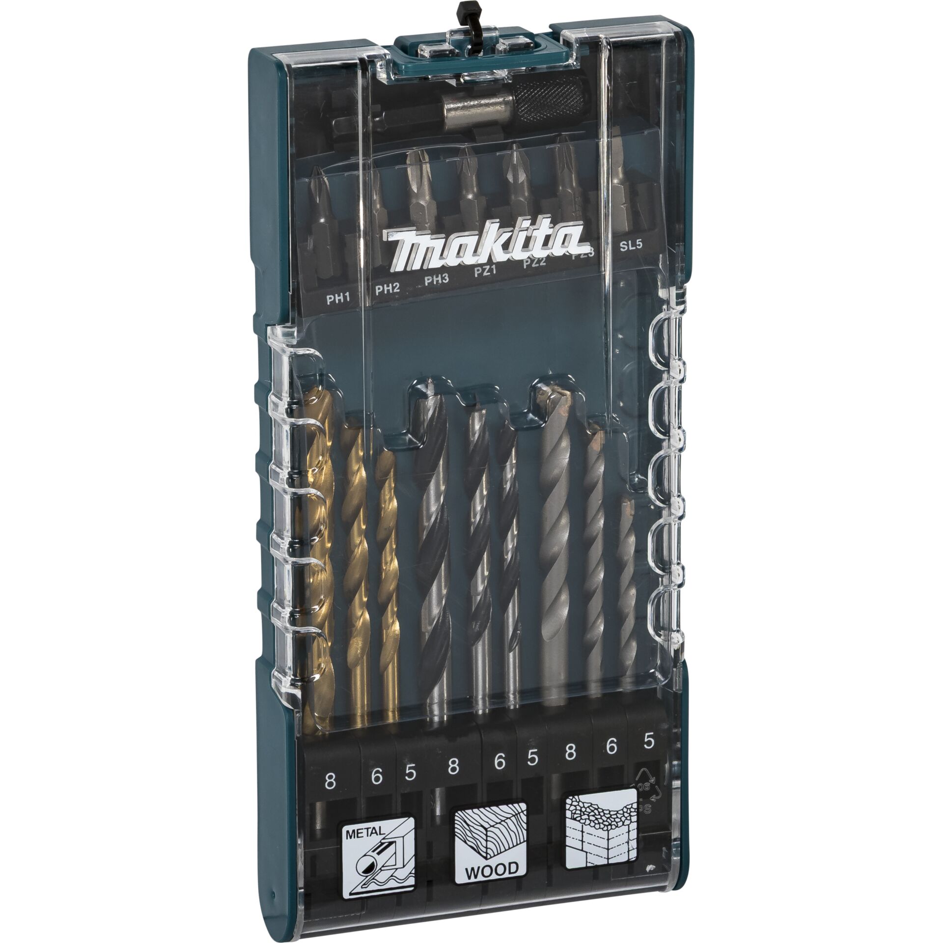 Makita Bohrer- Bit-Set 17-tlg.