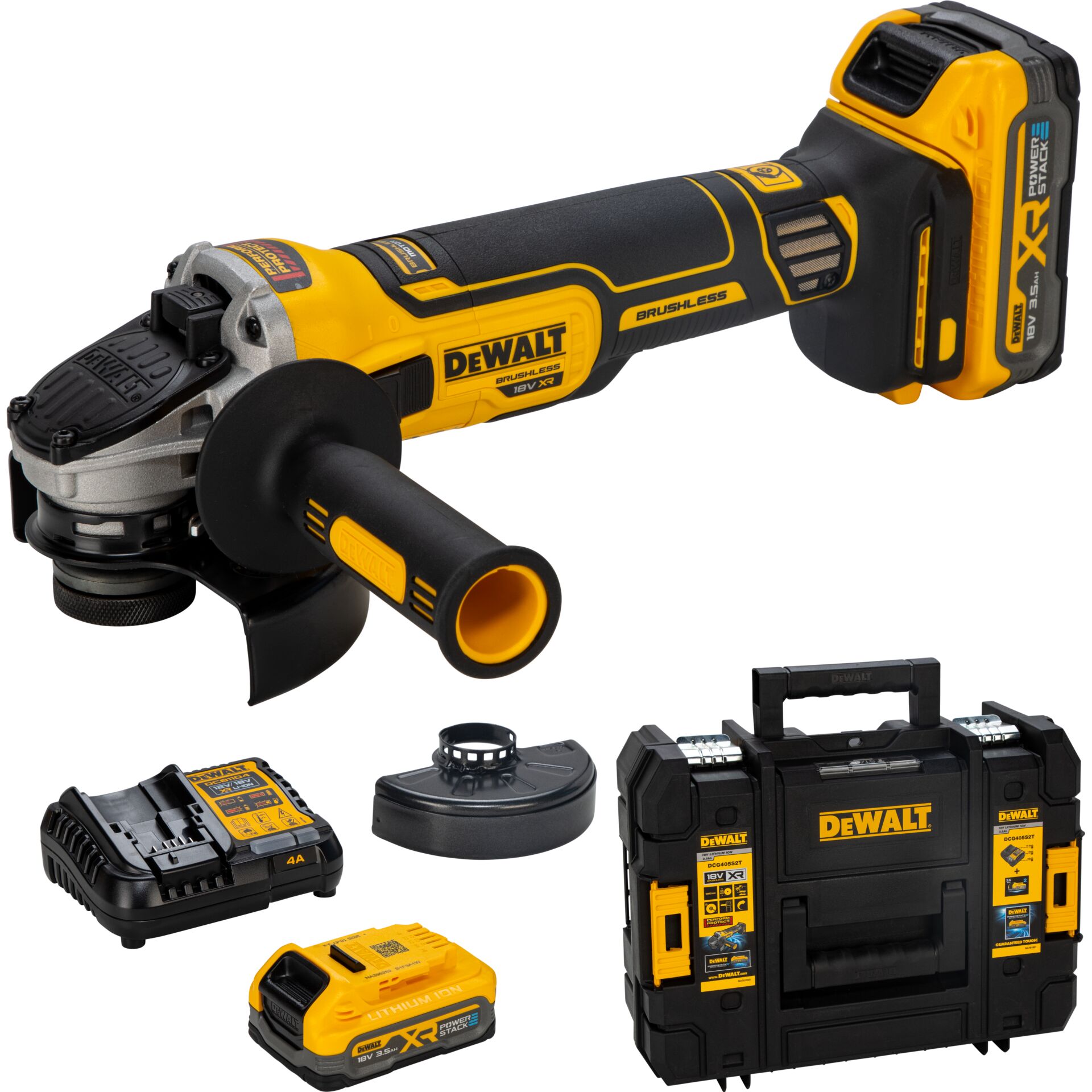 DeWalt DCG405S2T-QW  Cordless Angle Grinder