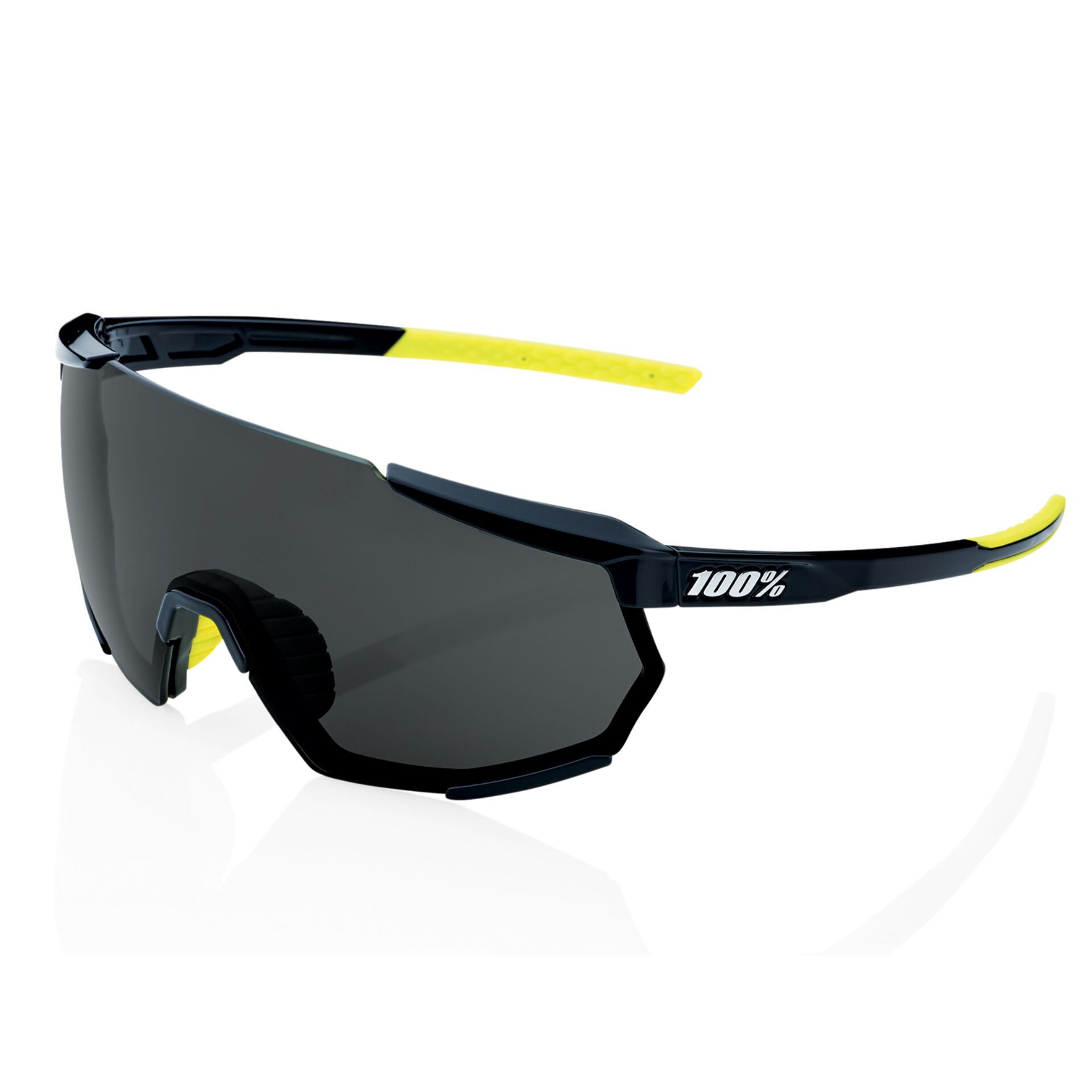 Sportsbrille, Schwarz, Grau Scheibe, Radsport, Umlenkg