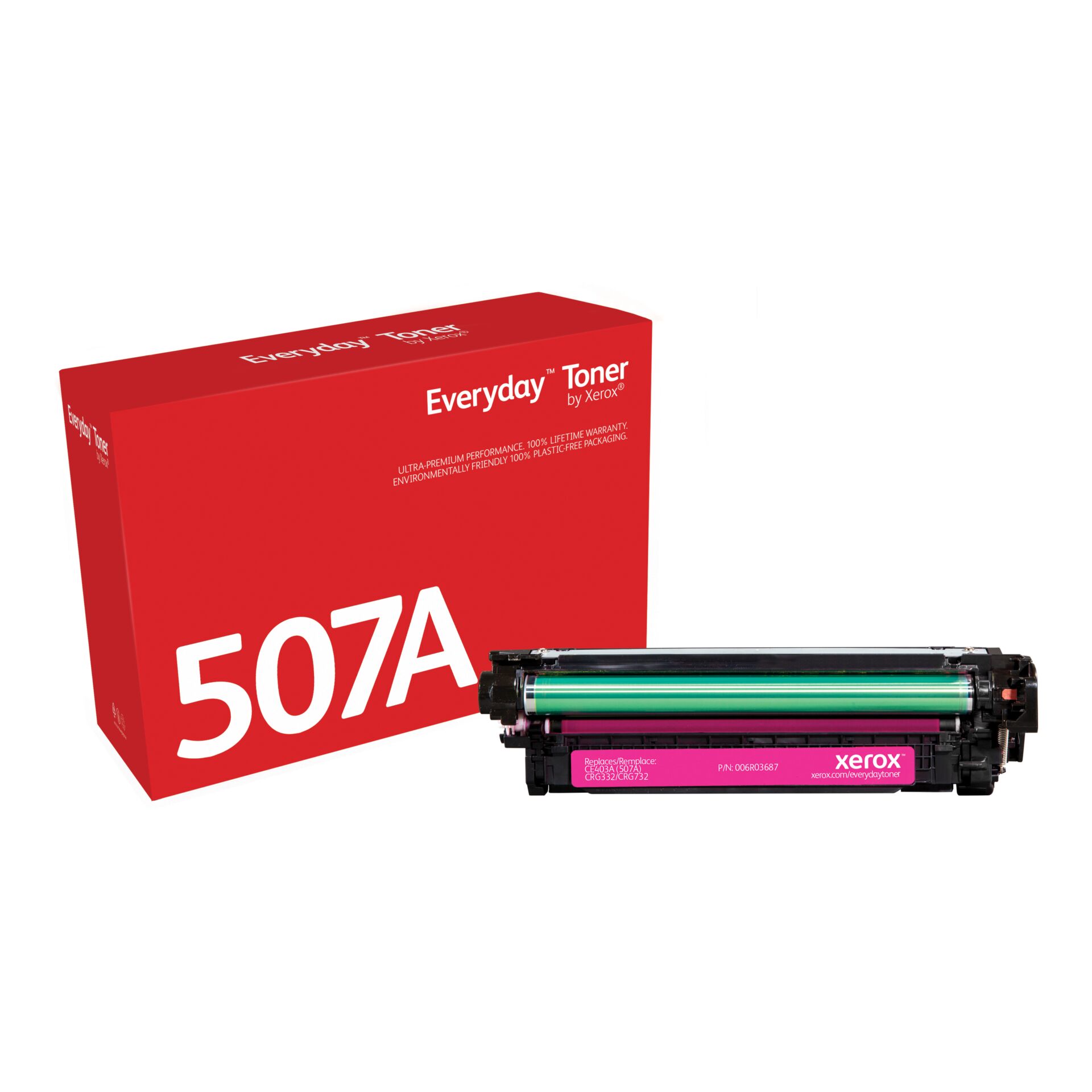 Toner, Drucker-Toner, Magenta-Toner, CRG507A, Xerox kompatibel