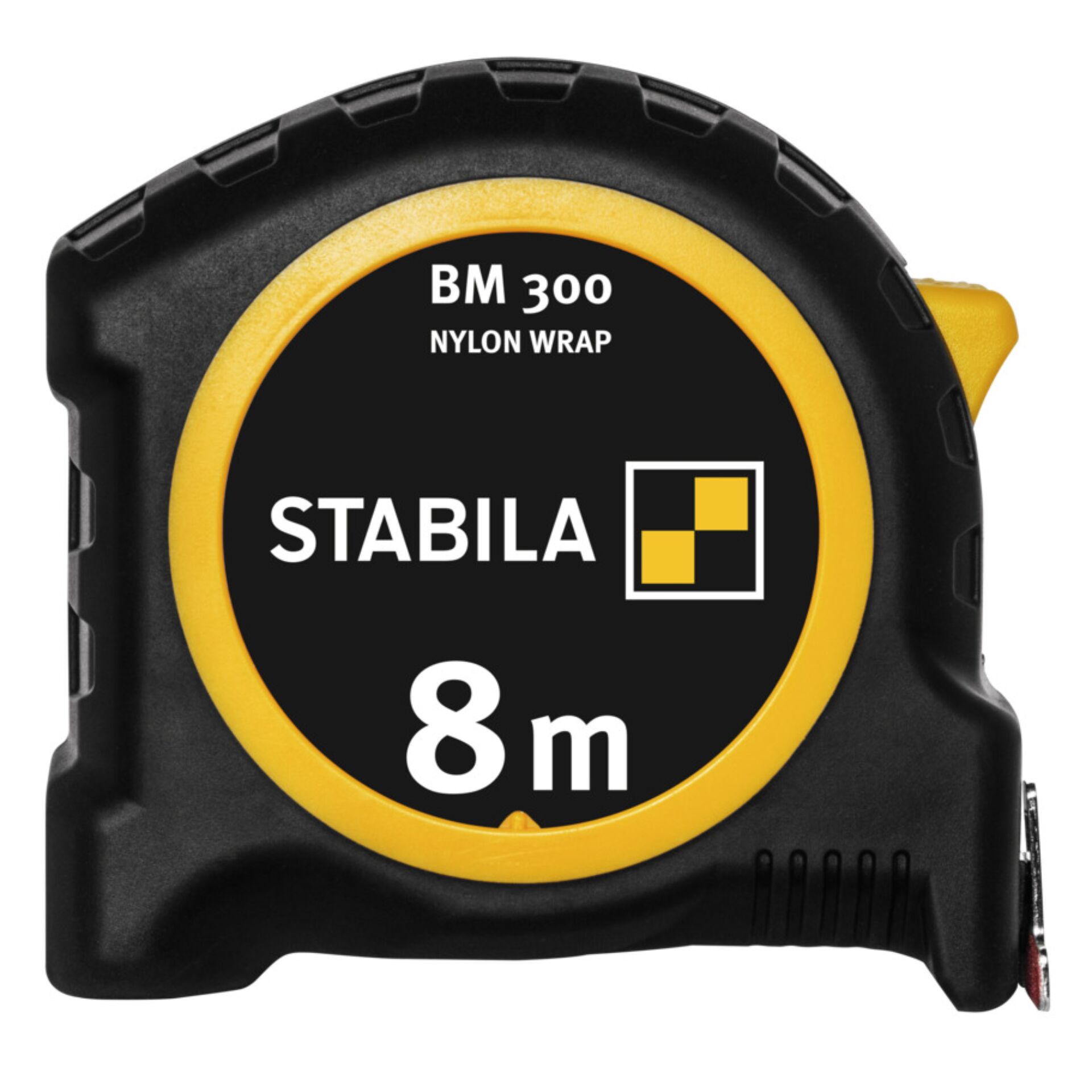Maßband, Nylonband, 8 m, Stabila, gelb-schwarz