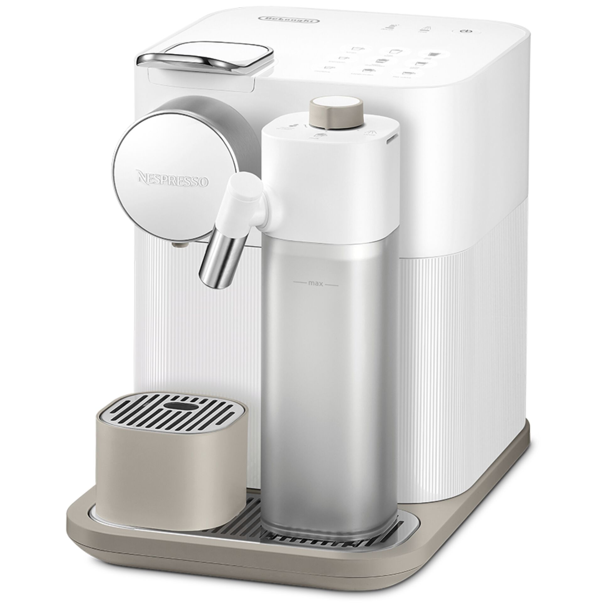 Pokal, Pokal, Kaffeemaschine, Espressomaschine, Nespresso, Milchschaumdüse, Kompakte Bauweise, Kaffeemaschine, Kaffeevollautomat, Nespresso, Wasserbehälter, Kapselspender, Kaffeemaschine, Espressomaschine, Kaffeeautomat, Wasserbehälter, Brühkopf