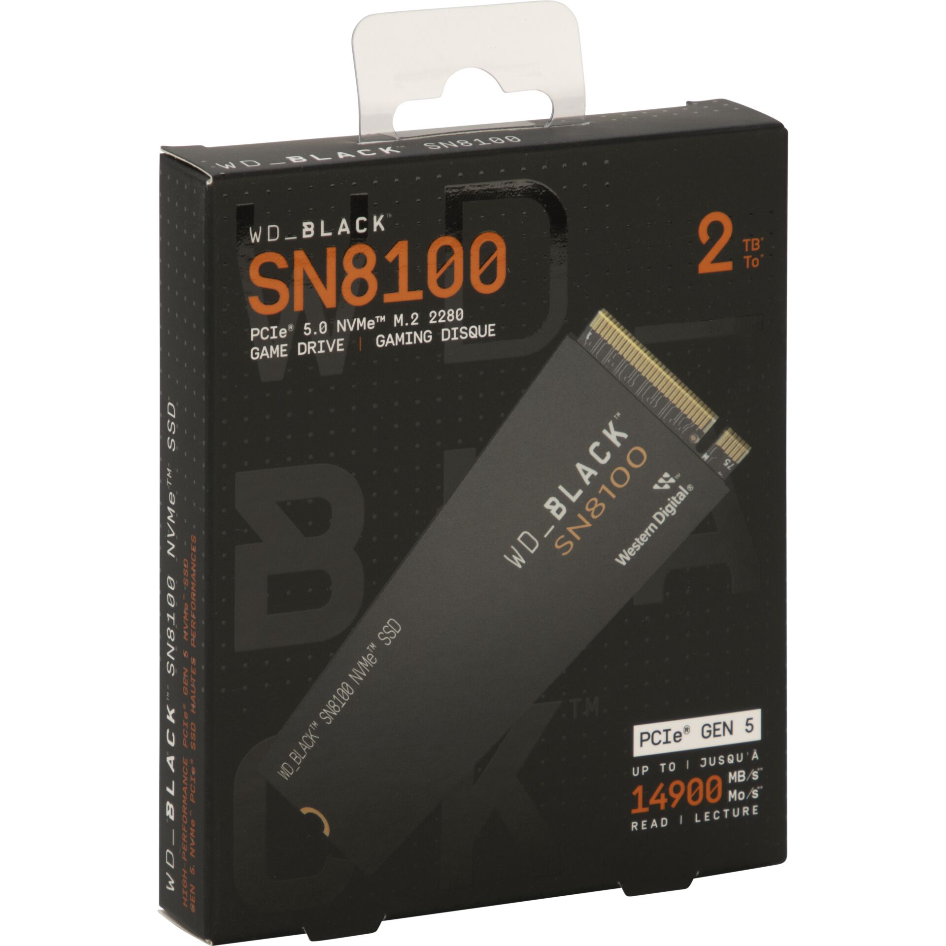 SSD, NVMe, M.2, 2TB, PCIe Gen5