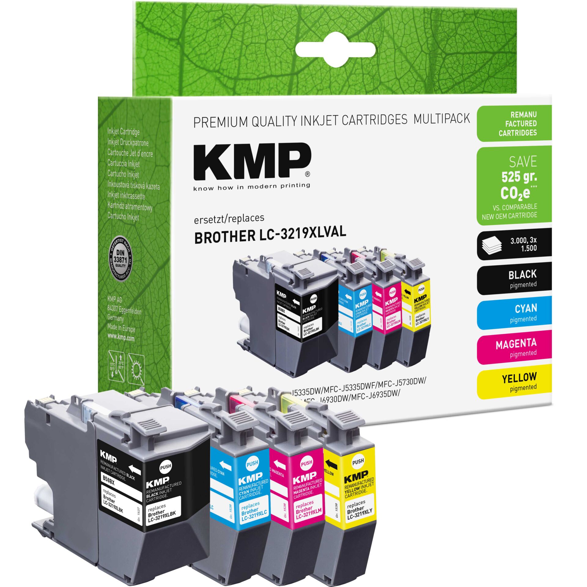QR Kode, Tintenpatronen, Druckerpatronen, CMYK, Multi-Pack, KMP-Patronen, Tintenpatronen, Druckerpatronen, Farbpatronen, Mehrfachpack, KMP kompatibel