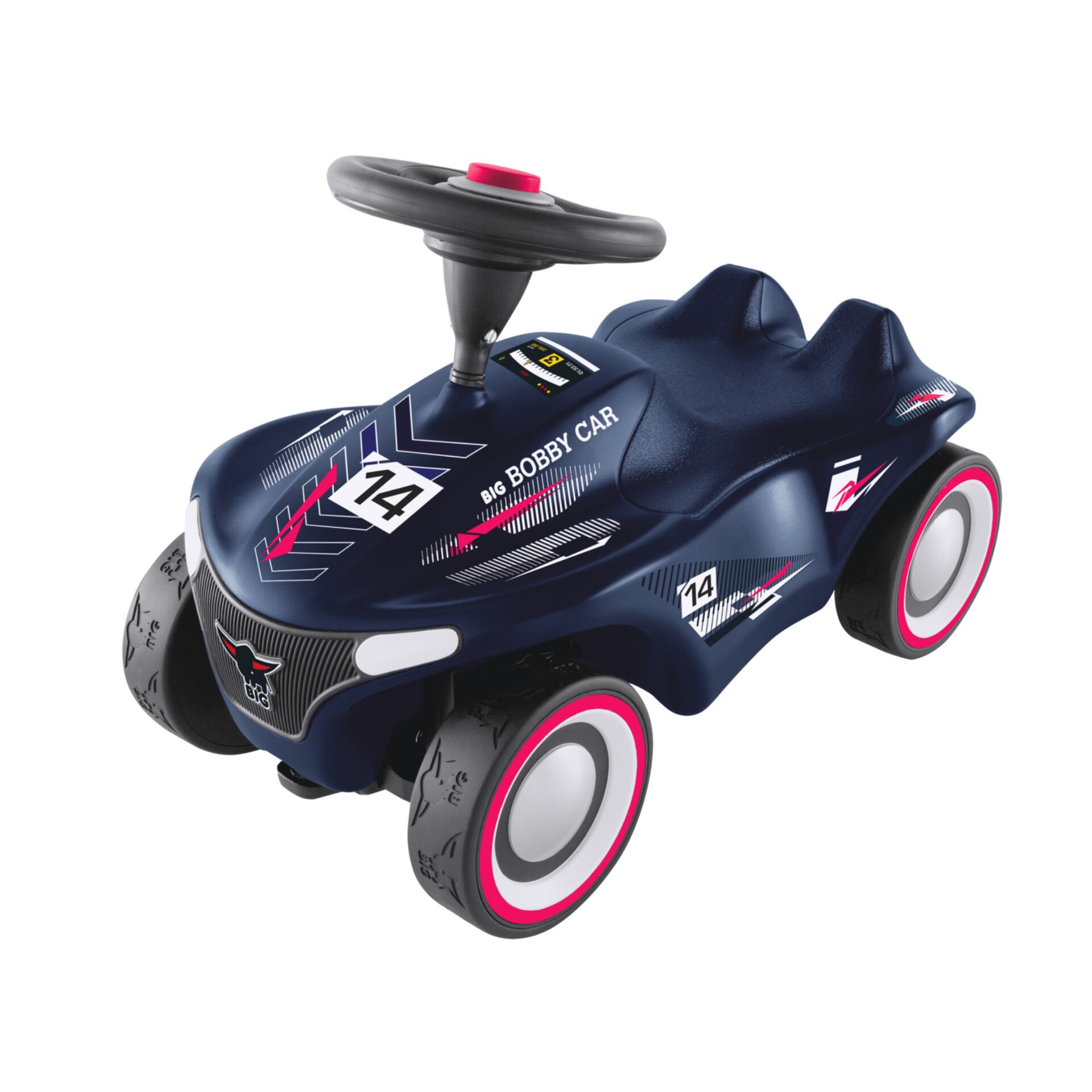 Kiddy car, Rutschauto, Blaues Auto, Rennwagen-Kindertaxi, Kinderfahrzeug