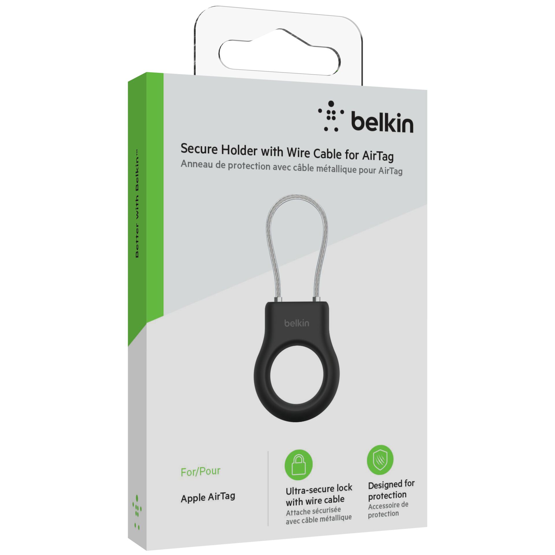 Belkin Secure Holder Drahtschl.  Apple AirTag, czarny MSC009btBK