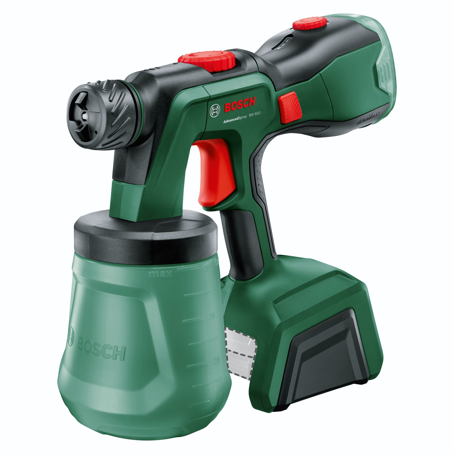 Akku-Sprühpistole, Druckluft Sprayer, Tragbarer Sprüher, Grün-Schwarz, Bosch