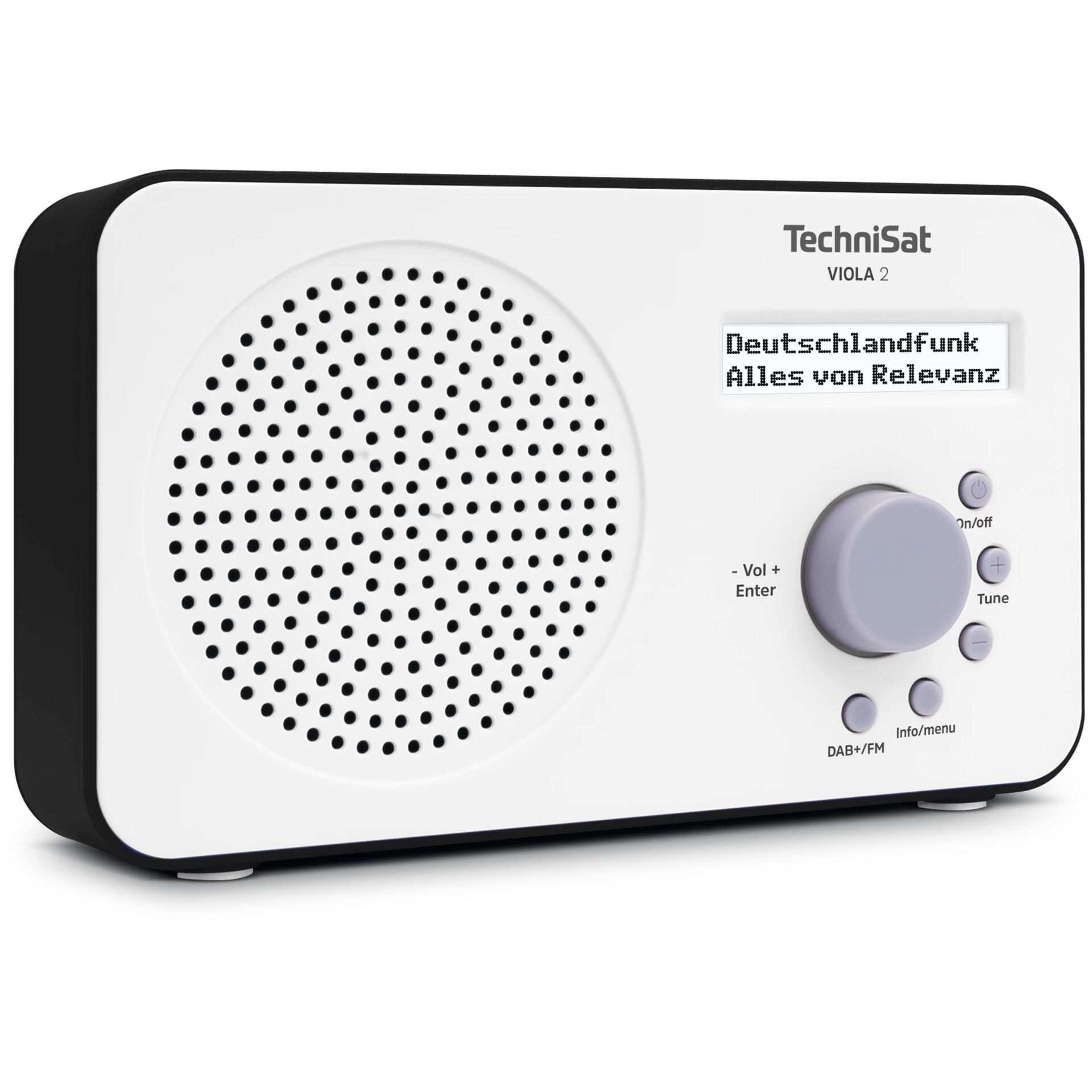 radiophone, radio, Lautsprecher, weiß, grauer knob