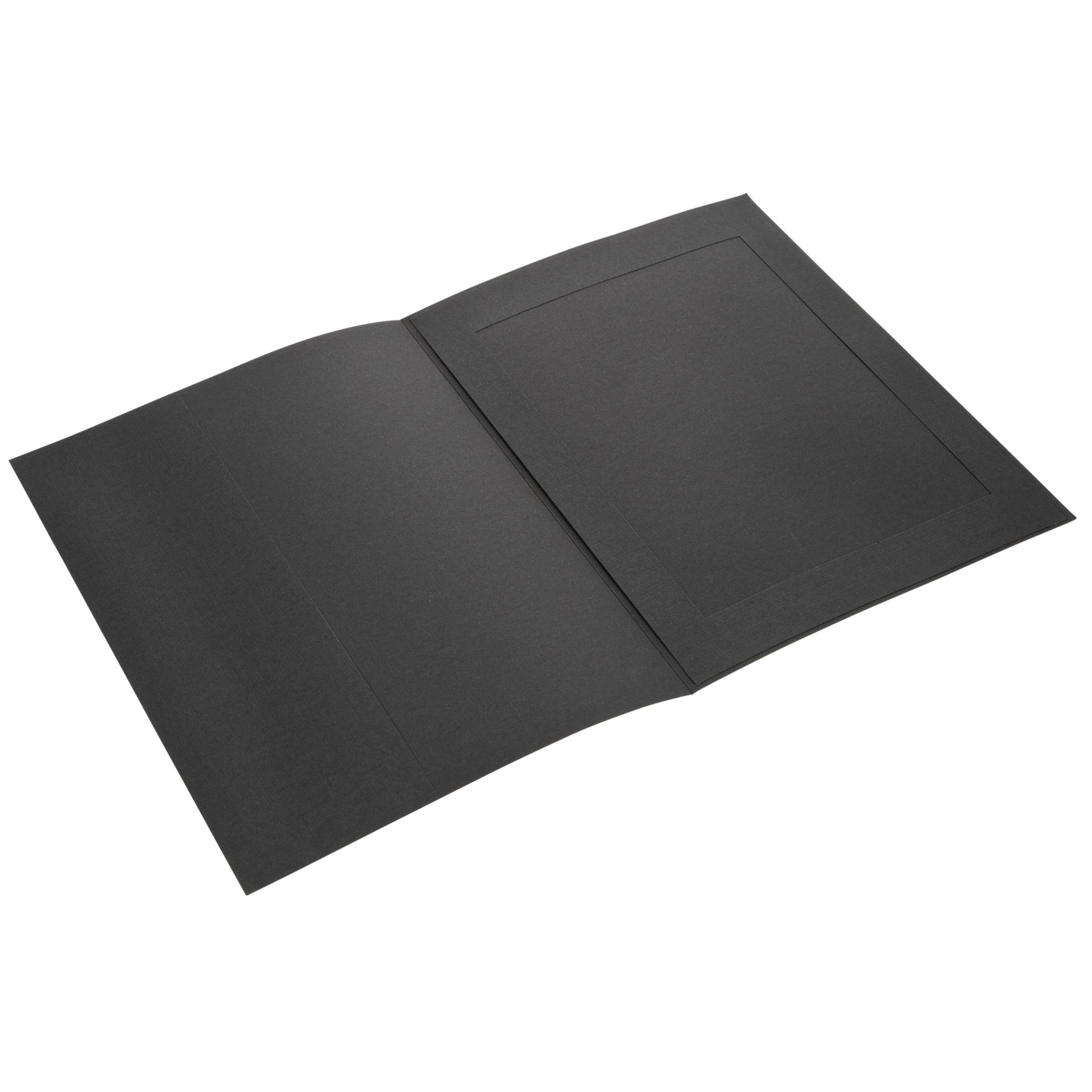 1x100 Daiber Portrait folders  15x20 black incl. passepartout