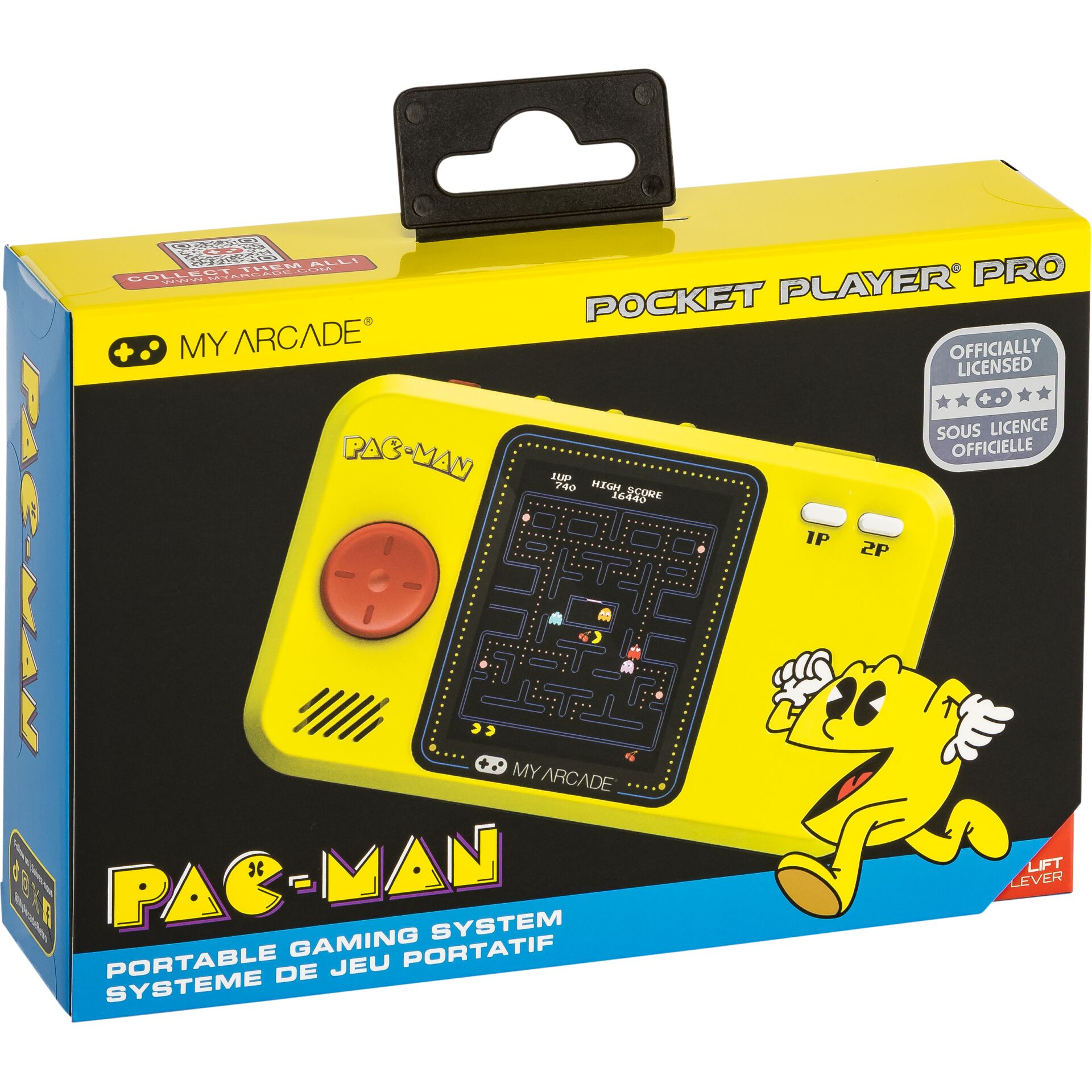 Handheld, Gaming, Pac-Man, Portabel, Gelb