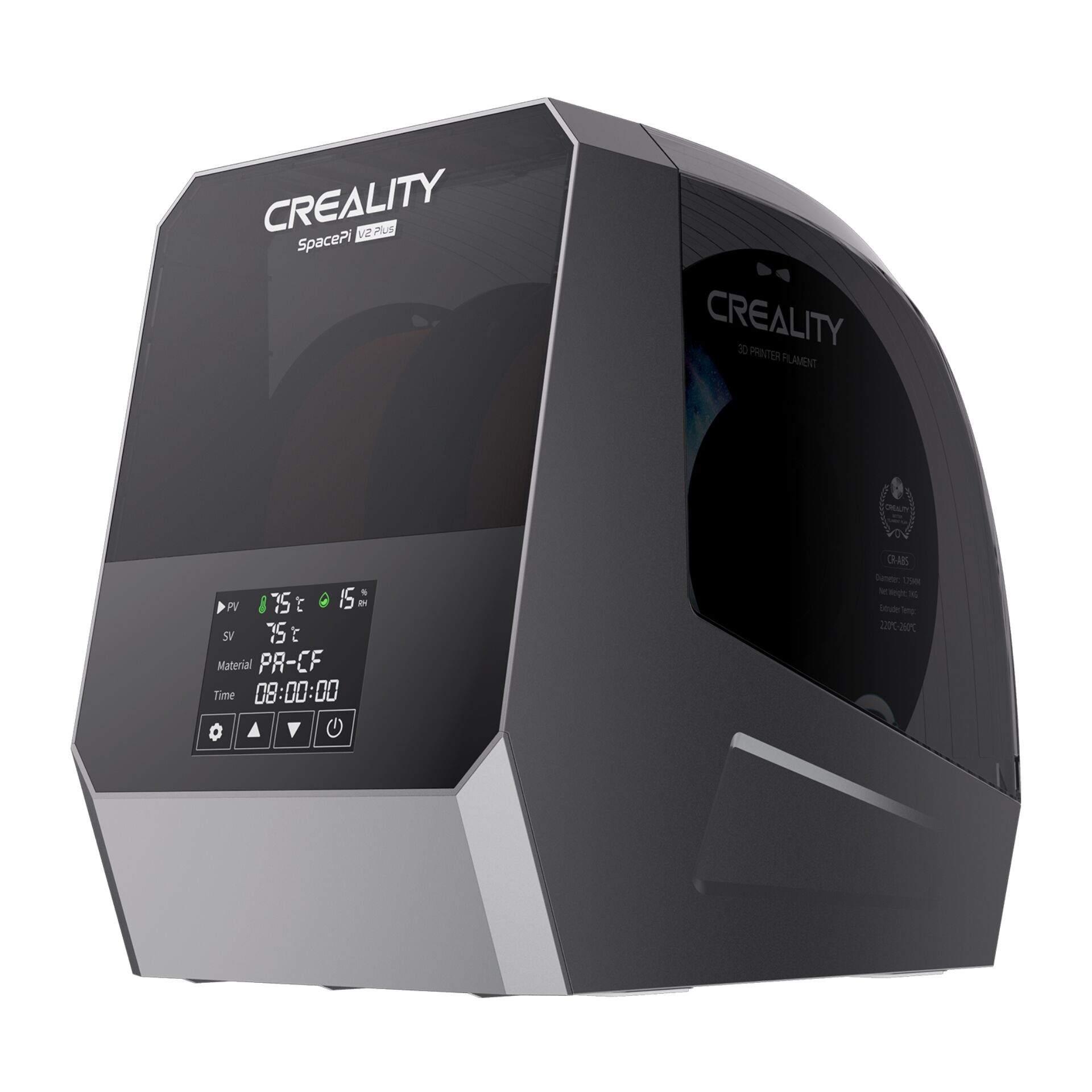 3D-Drucker, FDM, PLA-CF, Gehäuse, Touchscreen