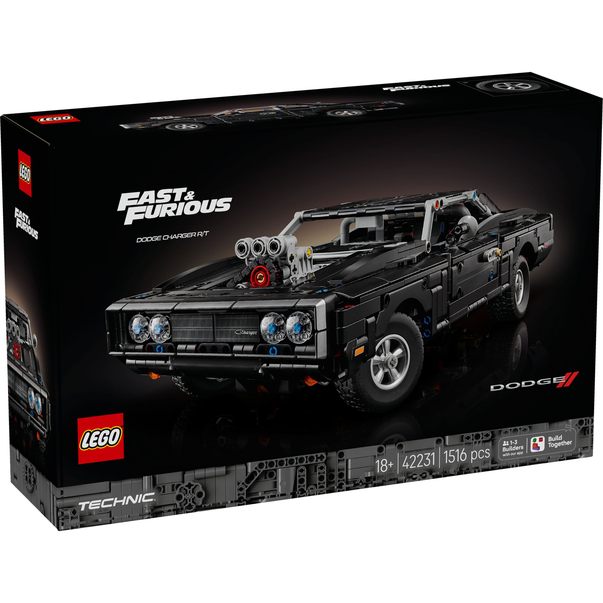LEGO, Technic, Dodge Charger, Sportwagen, Modellbausatz