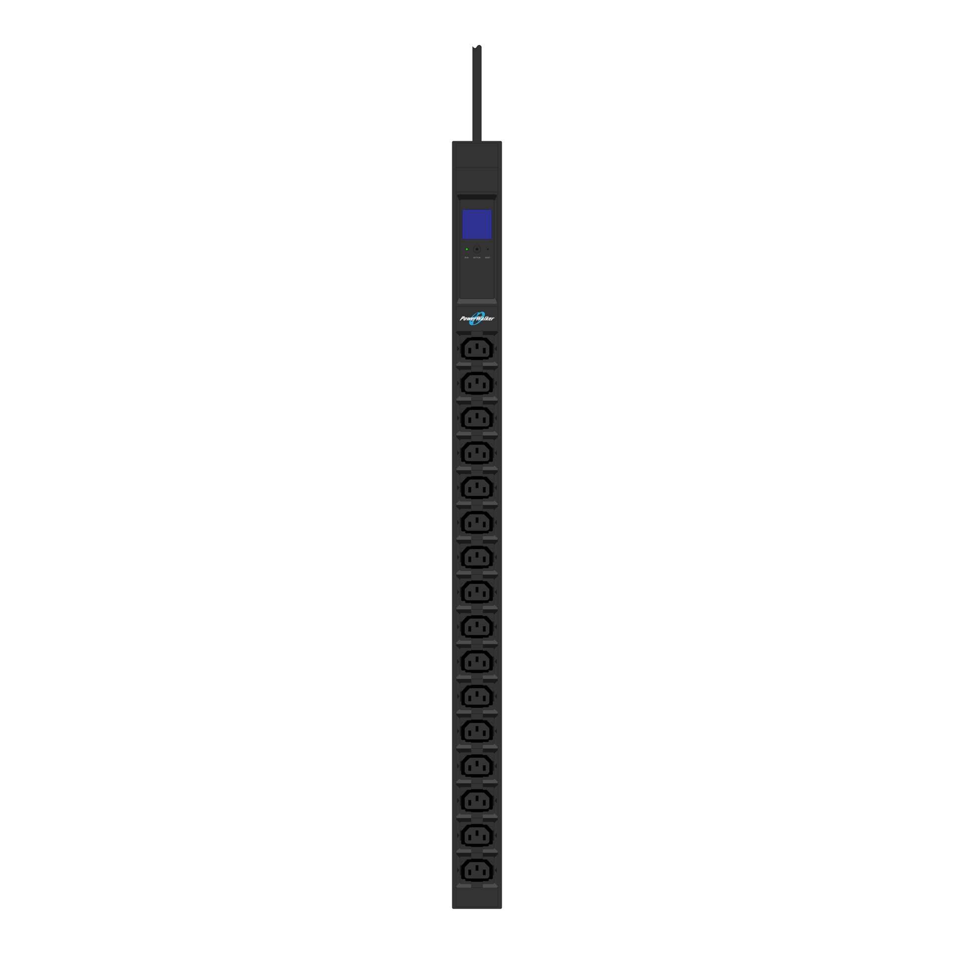 Smart power strip, 8-outlet rack, Surge protector, vertikale Steckerleiste, Elektrik-Stromverteiler