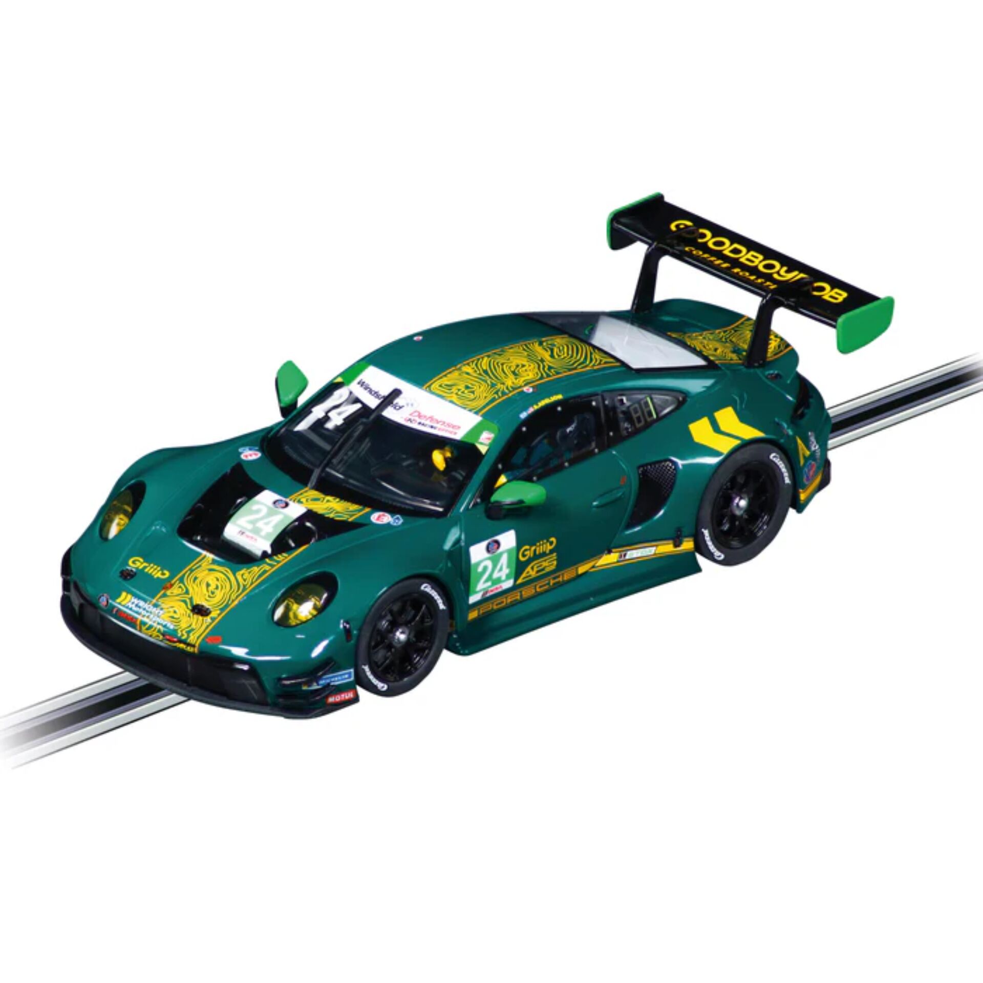 Rennwagen, Grün, Rennsport, Grill-Design, Spoiler