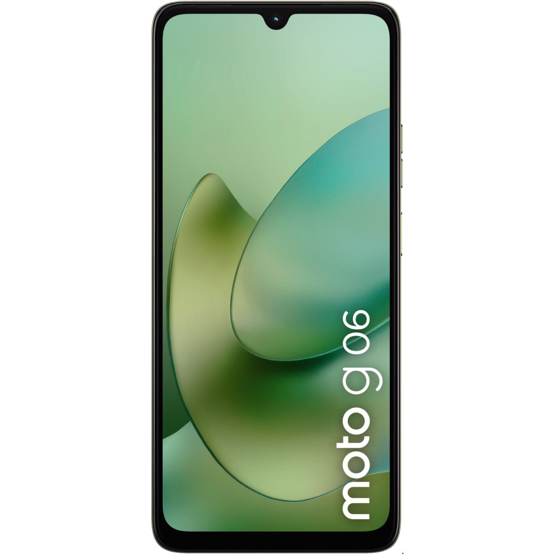 Smartphone, Display, Grün, Notch, Android