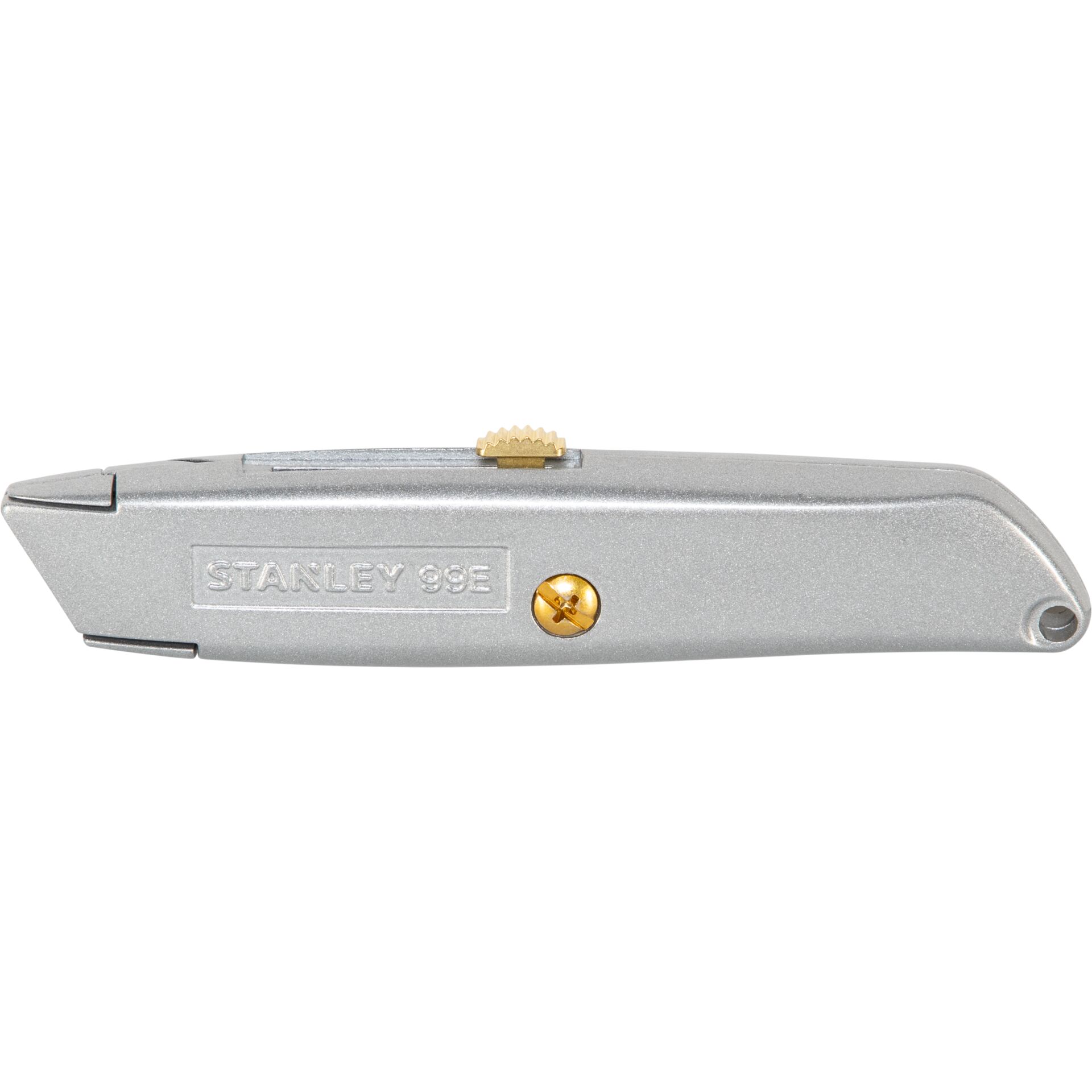 Kantenkassenschneider, Stanley Messer, Kugelknopf-Schraubendreher, Klingenmesser, Utility Knife, Kleinsäge, Spitzklinge, Stahl, Stanley 99E, Metallwerkzeug