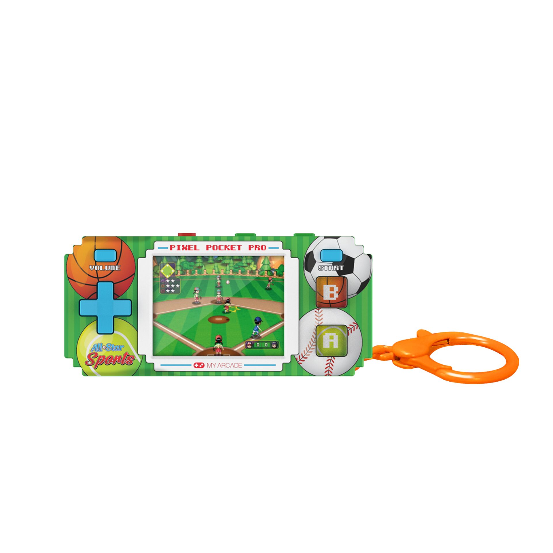 Spielkonsole, Touchscreen, Sportspiele, Handheld, Klingelring-Anhänger