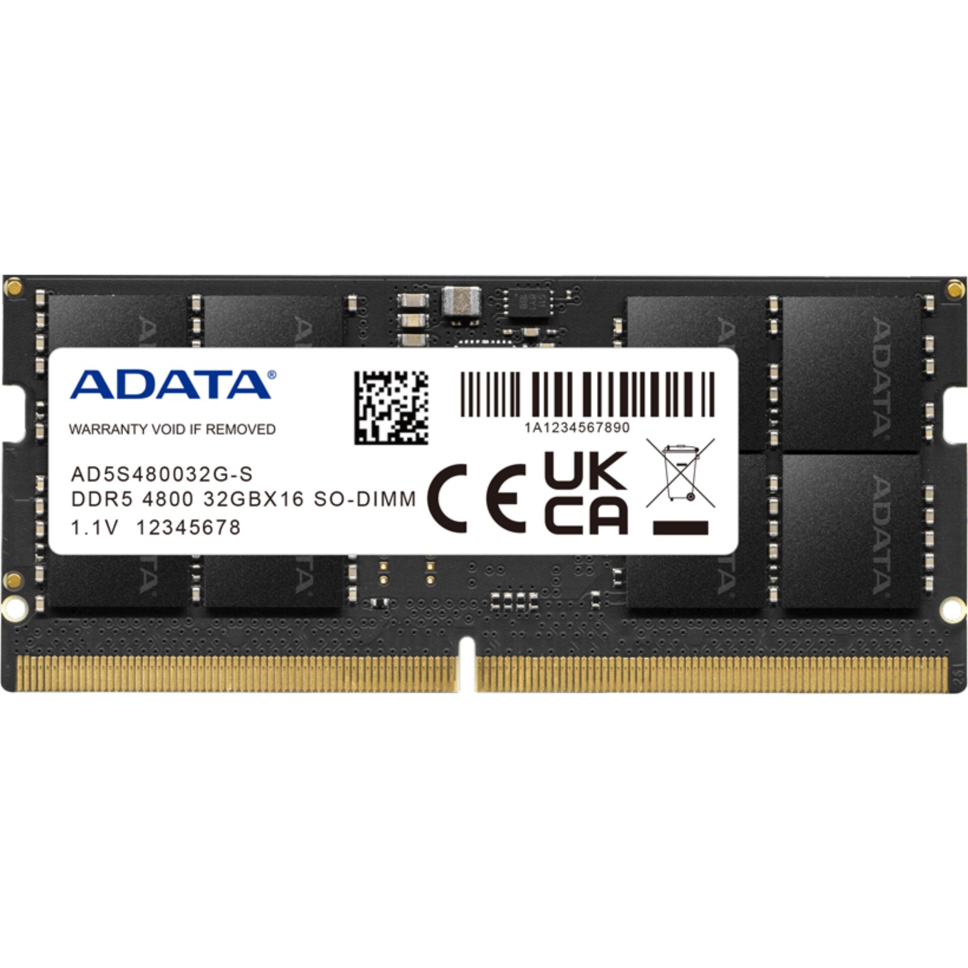 RAM, DDR5, 4800MHz, 32GB, SO-DIMM