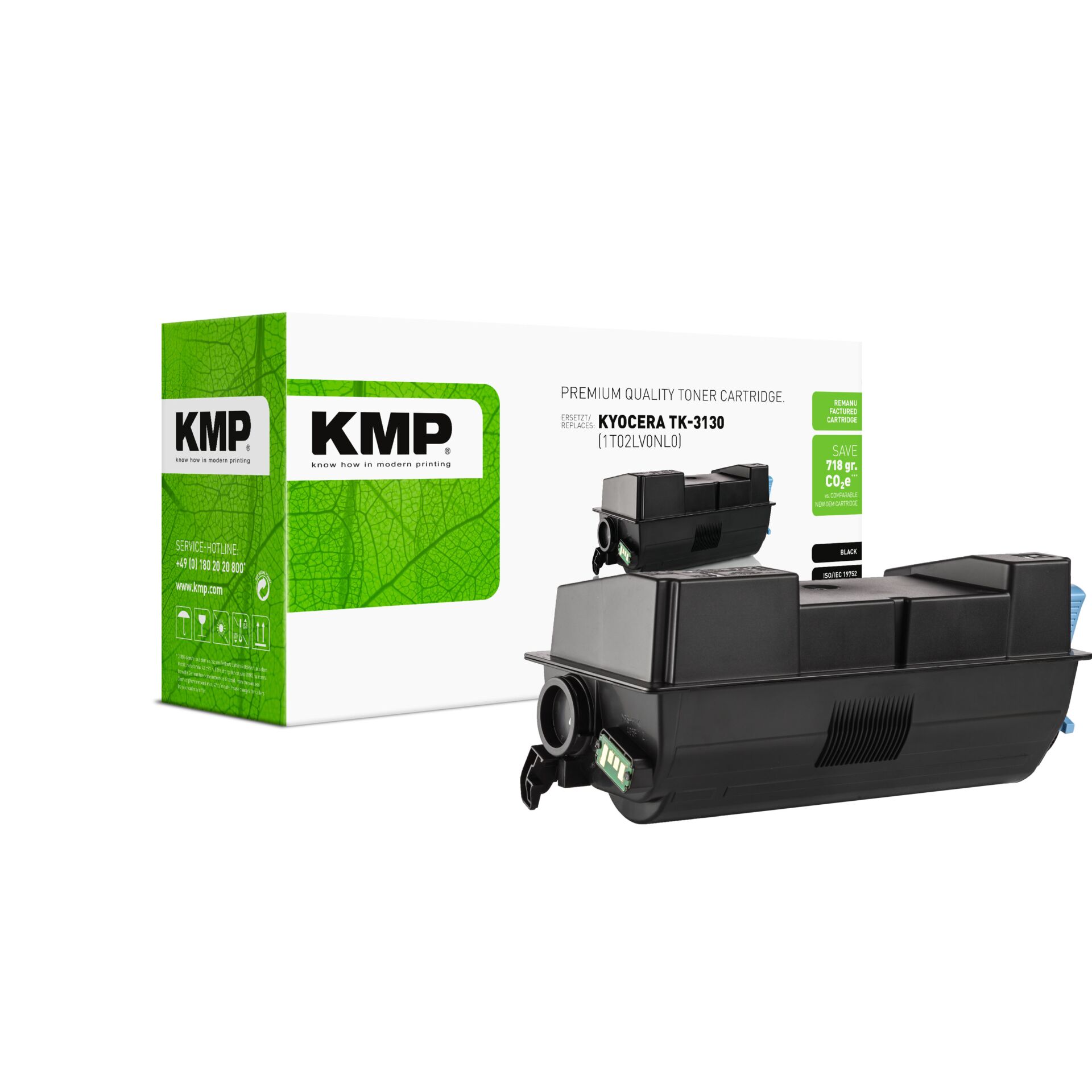 Tonerpatrone, Druckertoner, Schwarzpatrone, KMP, Doppelpack