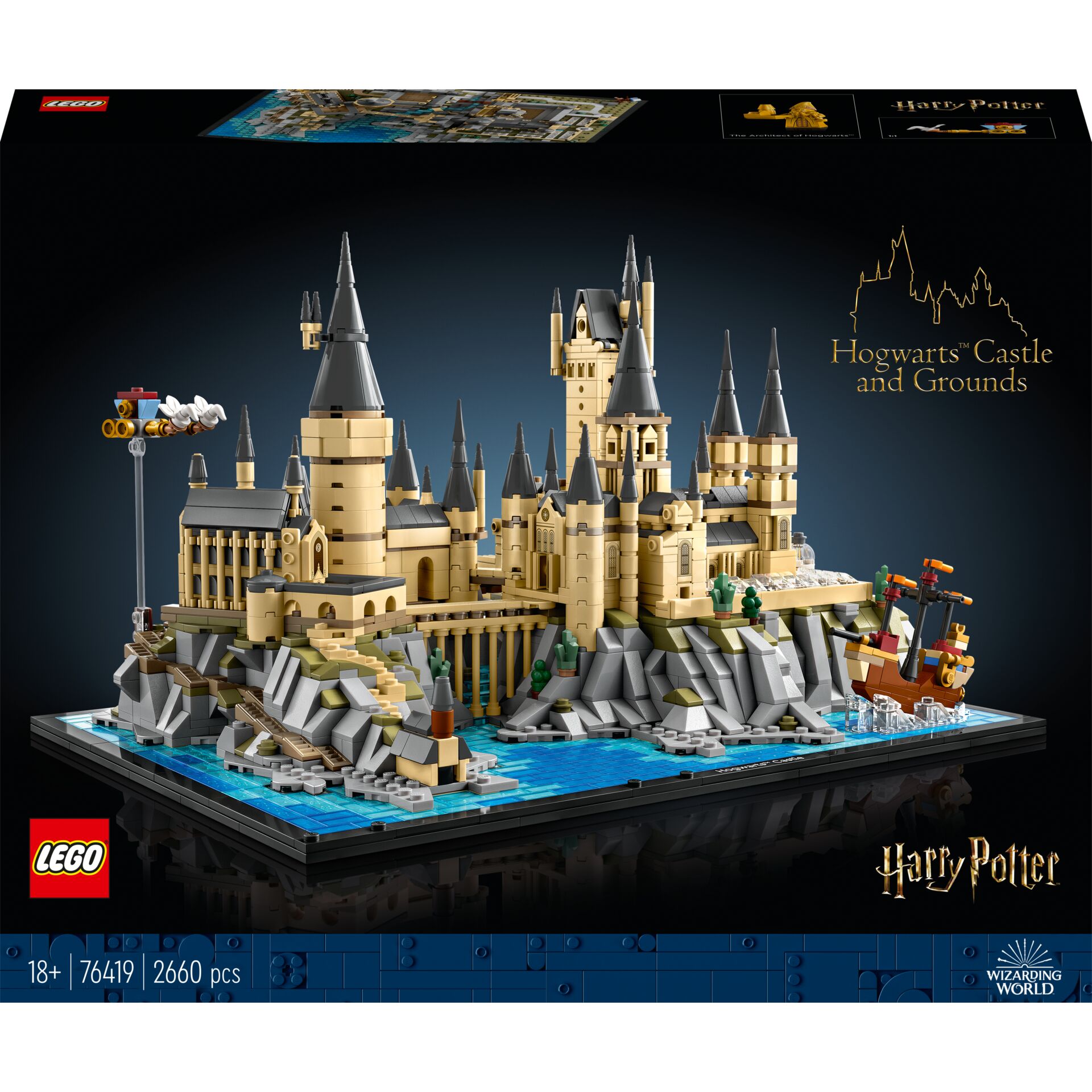 lego, harry potter, castle, modell, bausteine