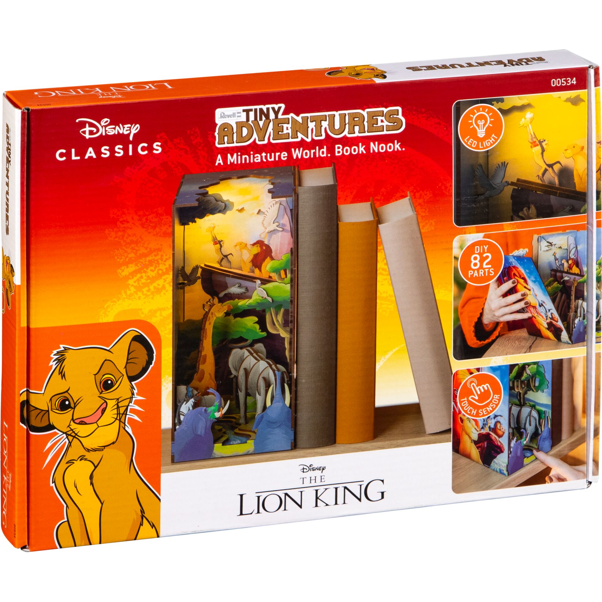 Tiny Adventures, Löwen König, Puzzleset, Diorama, Kartonbuch