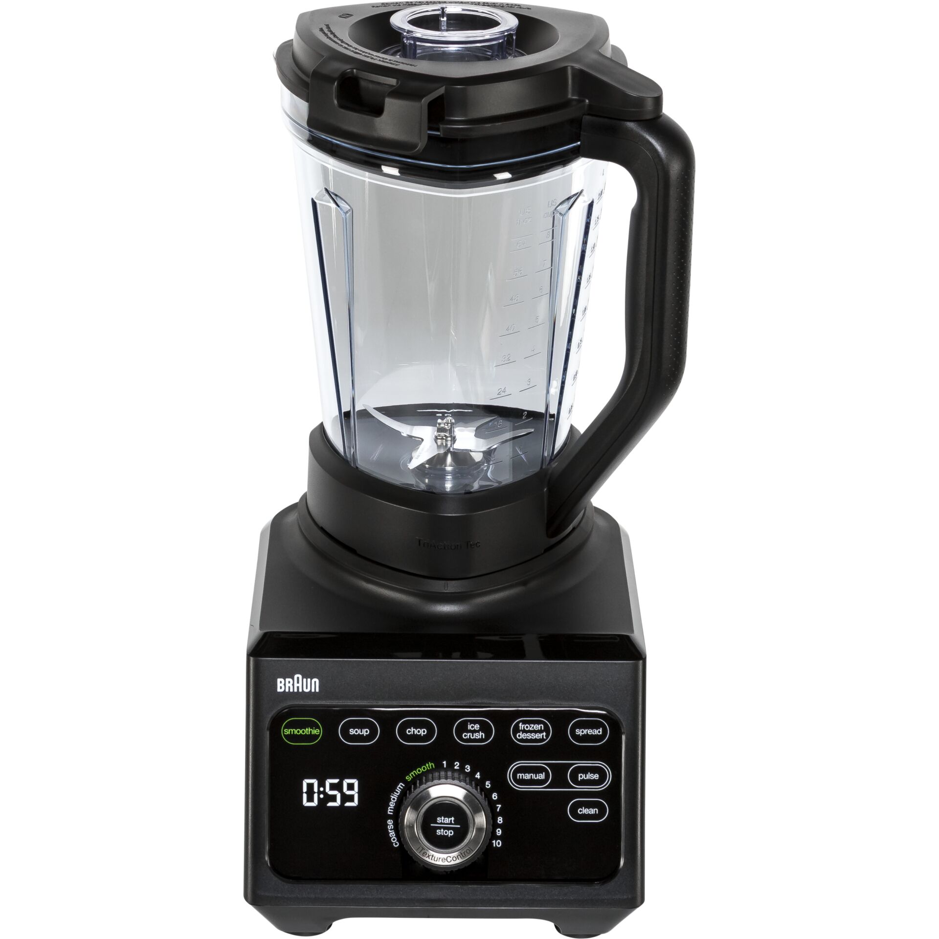 Mixer, Blender, Glasbehälter, Bedienfeld, Deckel spülmaschinenfest