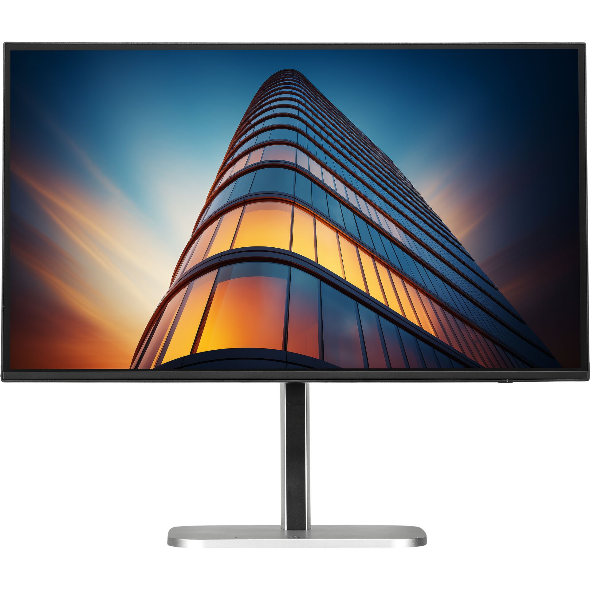 Monitor, LED, Curtain-Glass, Stand, Display