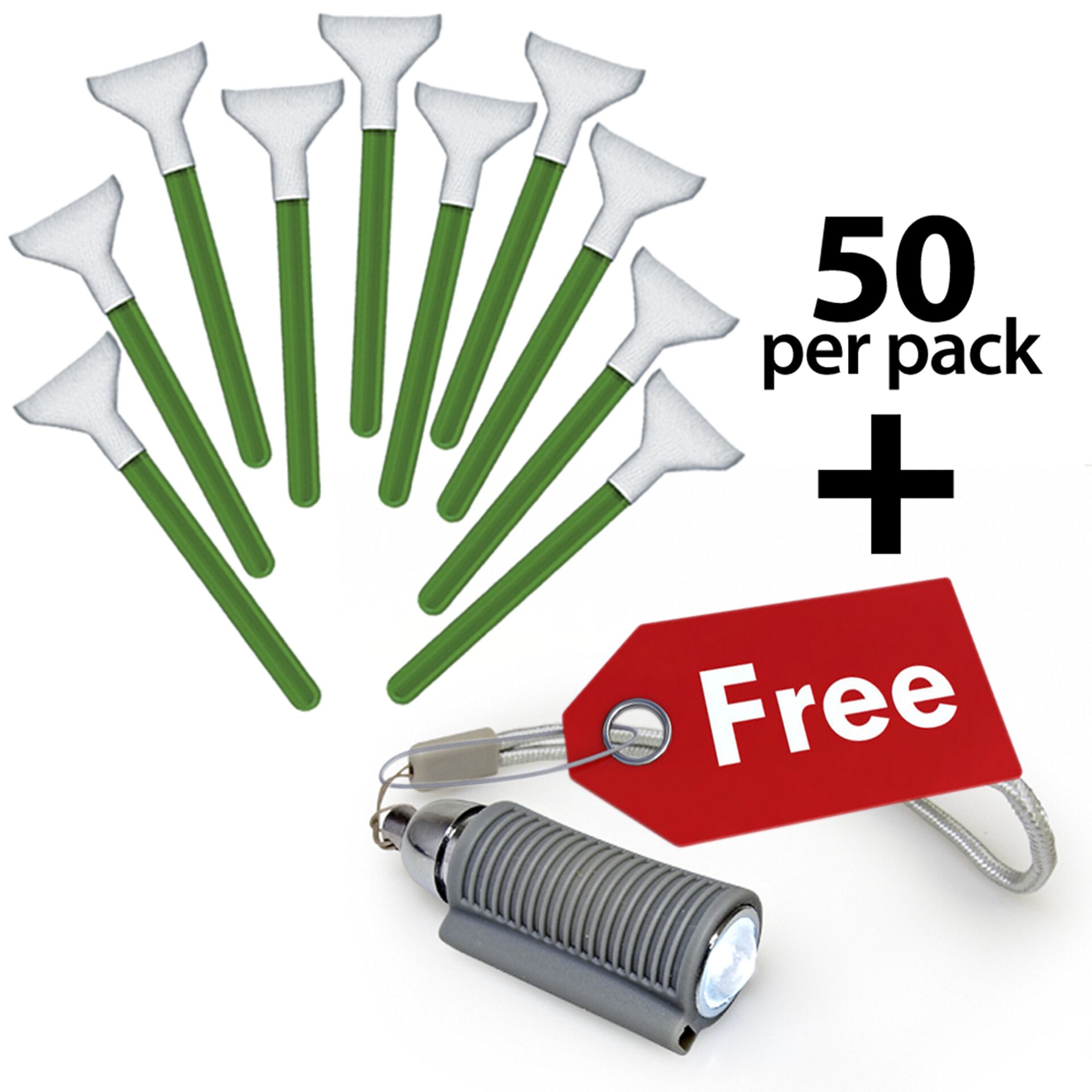 Visible Dust MXD100 Green 1.0x  Vswabs bulk 50 pcs.