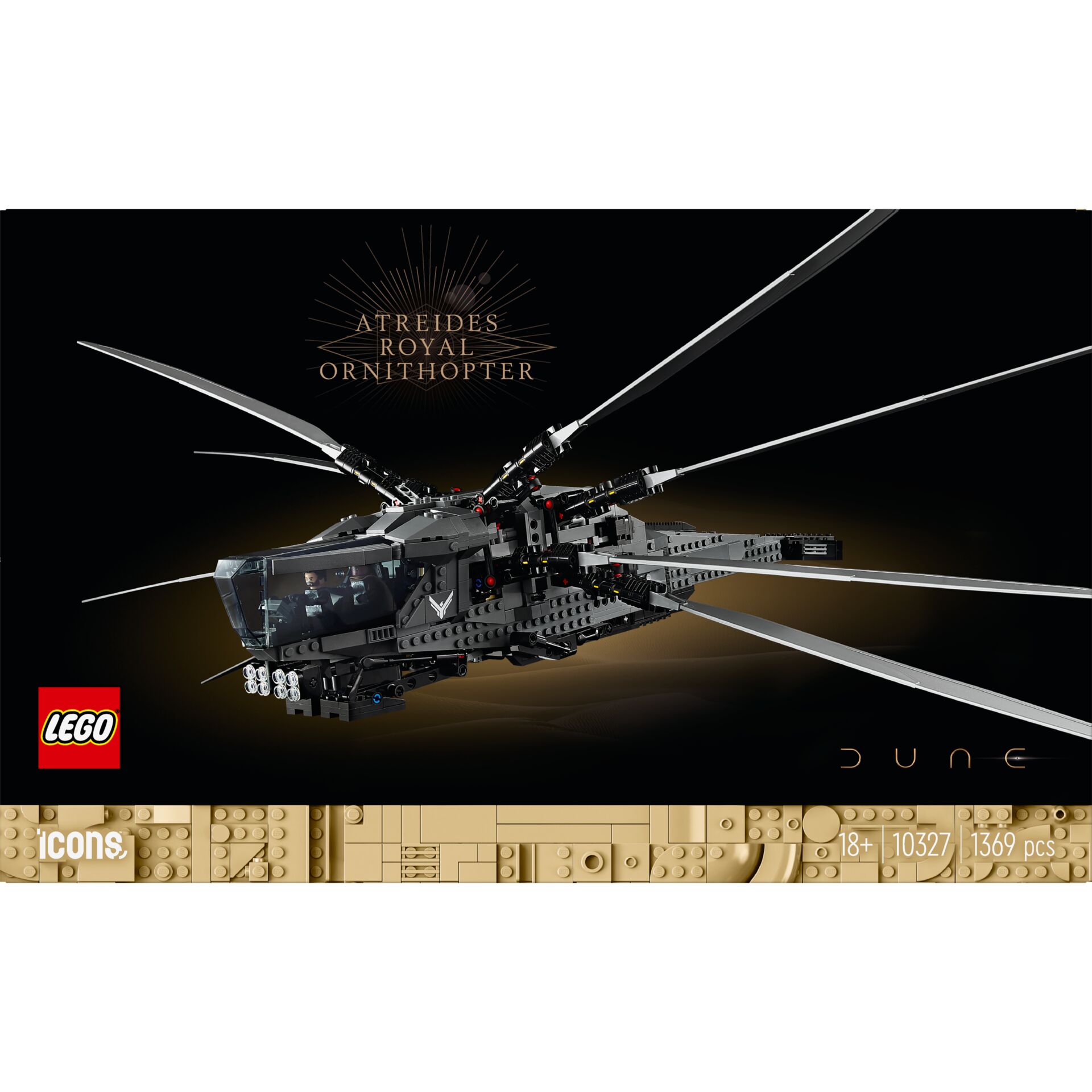 Helikopter, Lego, Militär, Grau, Flügel