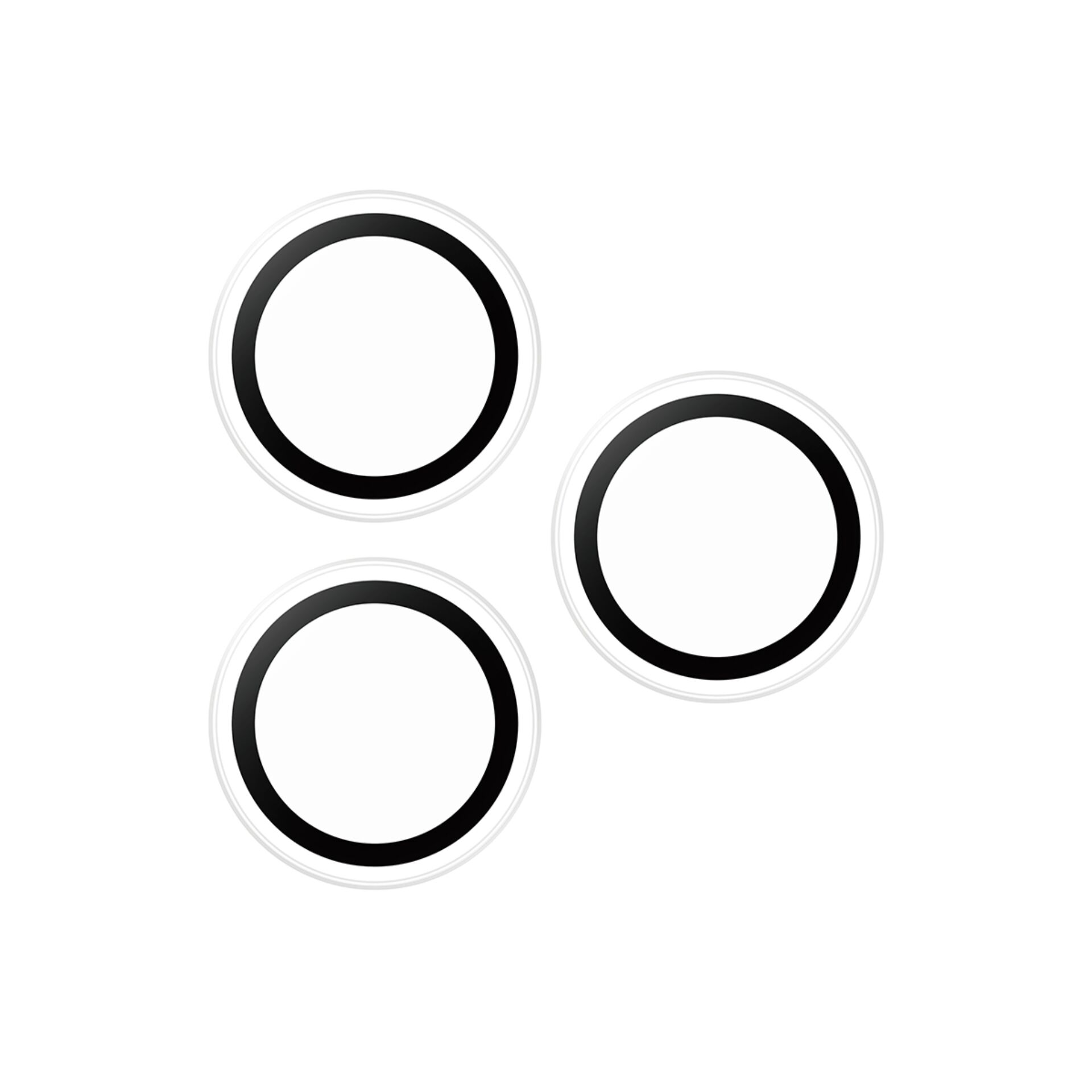 untersetzer, untersetzer runde, runde untersetzer, schwarz ring, set von 3