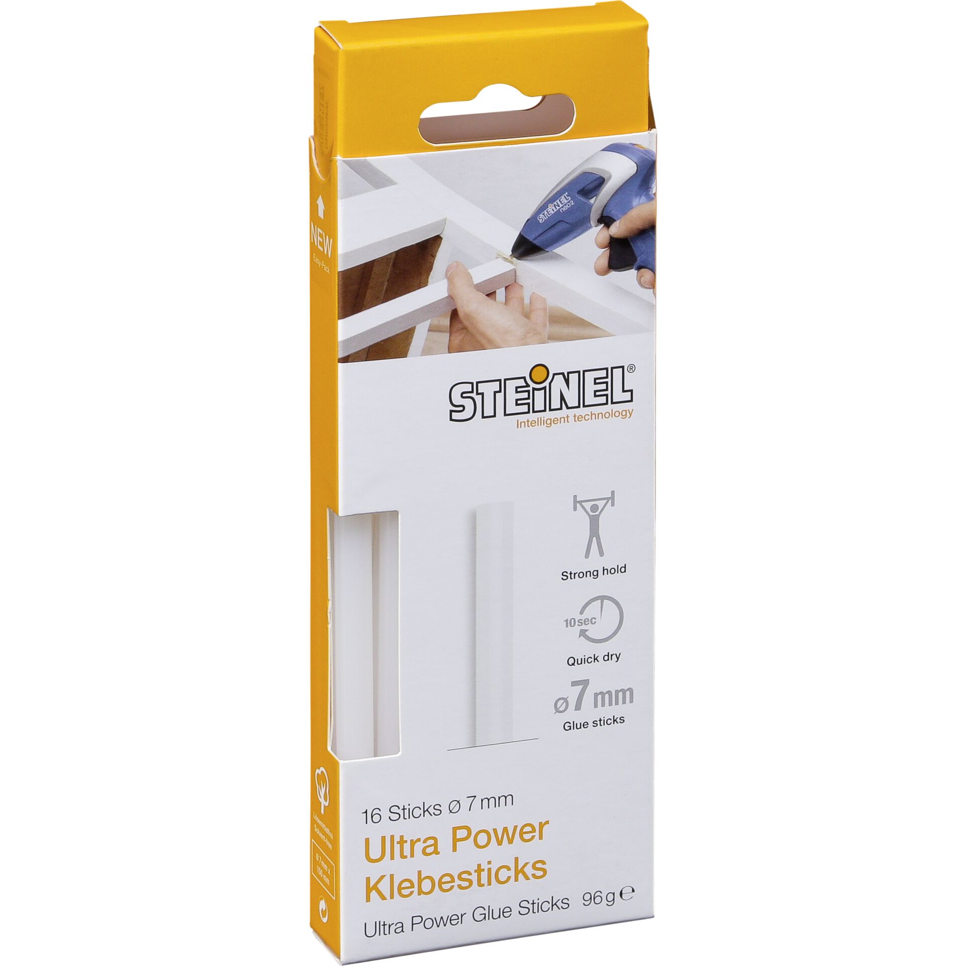 1x16 Steinel 7mm Ultra Power  Hot Glue Sticks