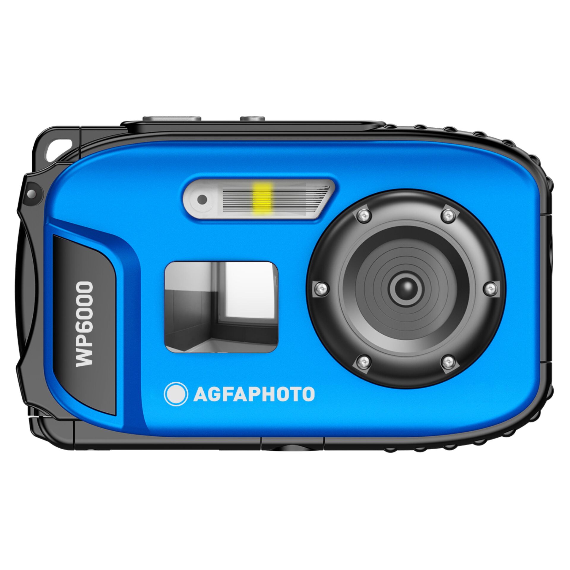 Aktionskamera, wasserdicht, blau, Objektiv, AGFAPHOTO