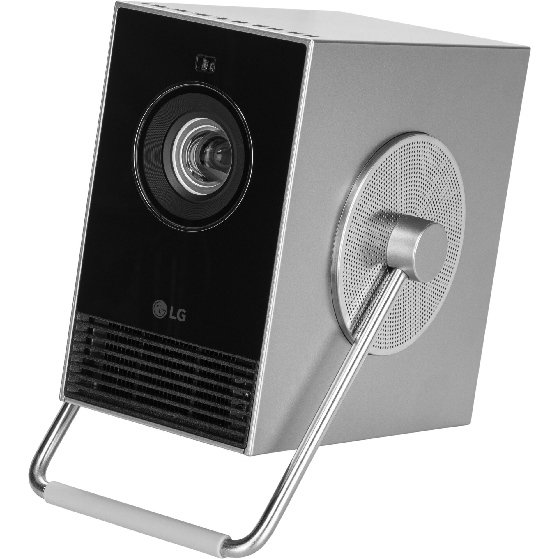 Projektor, HD-Projektor, Mini-Projektor, LG-Projektor, Metalloptik, verstellbarer Ständer