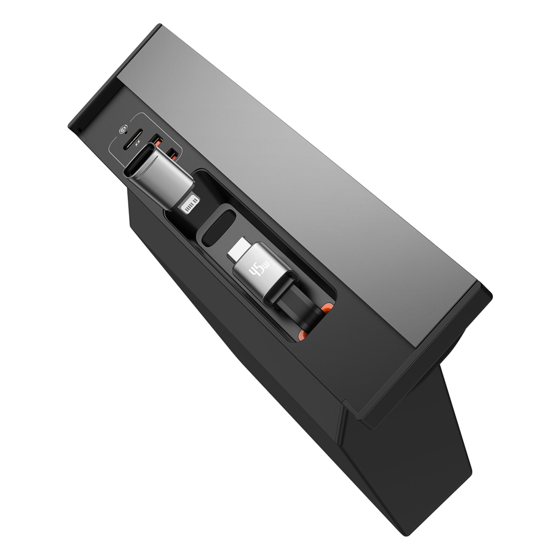 Baseus T-Space HUB for Tesla  incl Cable black