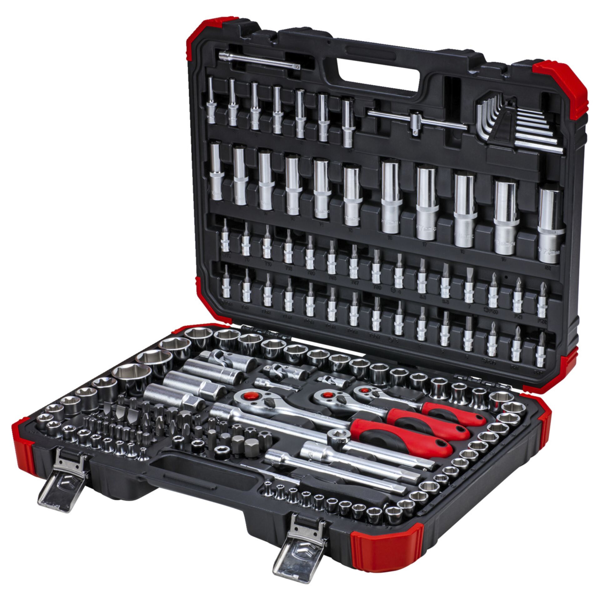 GEDORE red Socket Set 1/4" +  3/8" + 1/2" 172-pieces
