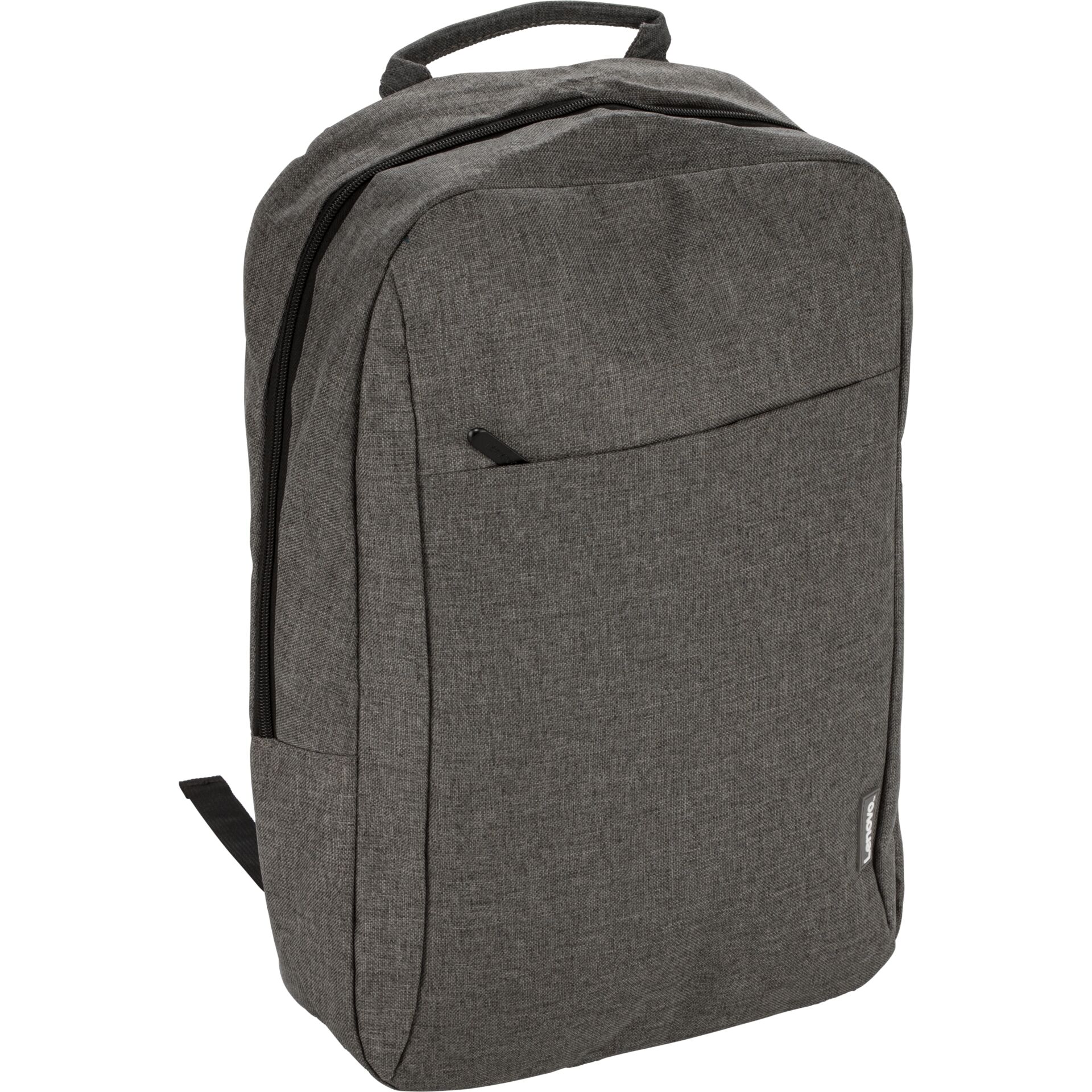 Rucksack, Grau, Reißverschluss, Vorne Tasche, Tragegriff, Schultergurt