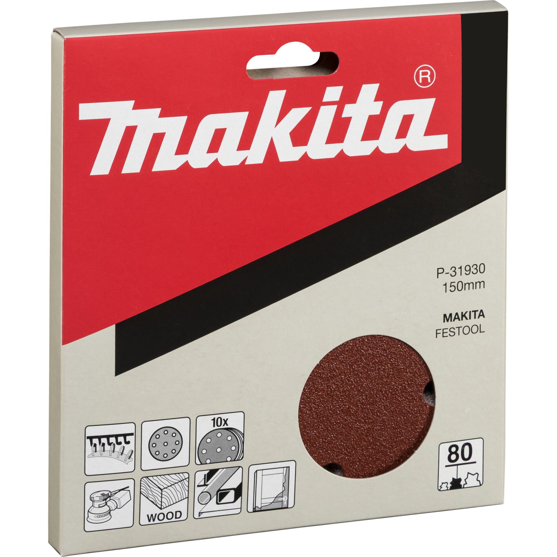 Makita Sand Paper 150mm K80