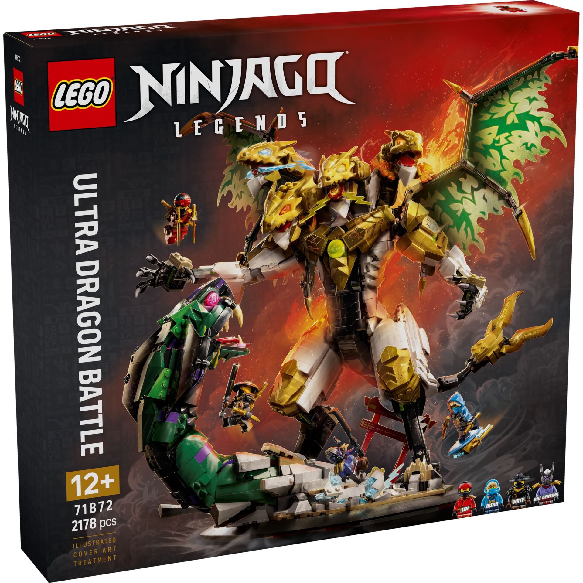 Ninjago, Ultra‑Drachenkampf, Legenden, LEGO, Jugendlicher, Baustein, Sets, Drachen, 3-in-1, Spielset