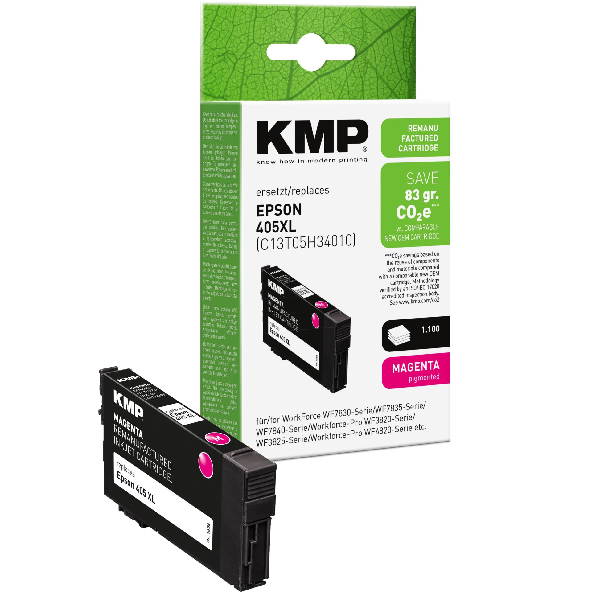 Adapter, Elektronik, Computer-Ausrüstung, Computerausrüstung, QR-Code, tintenpatrone, magenta, magenta farbe, ersatzpatrone, KMP ink cartridge