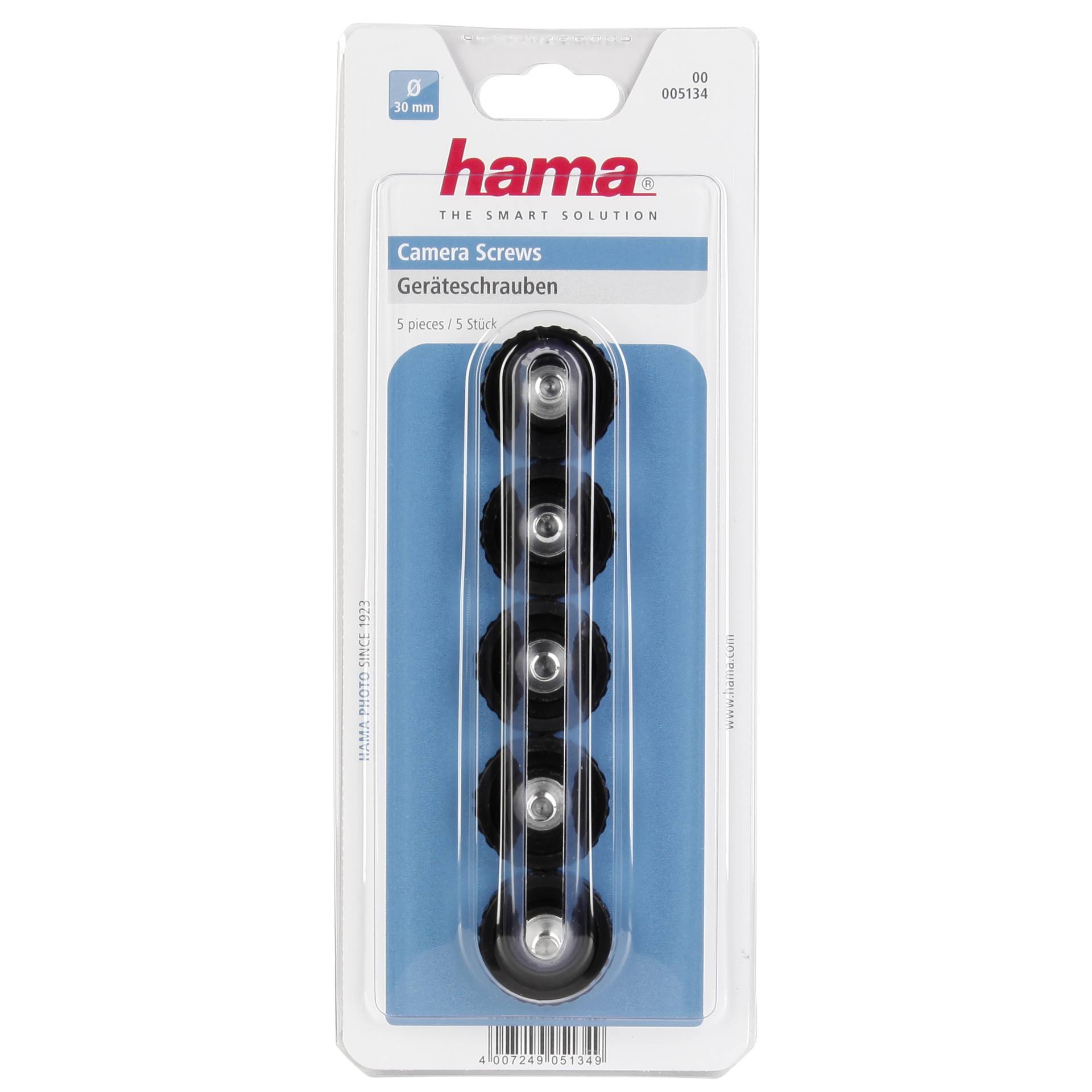Hama Camera Screws 11 mm  1/4" (5 pcs)              5134