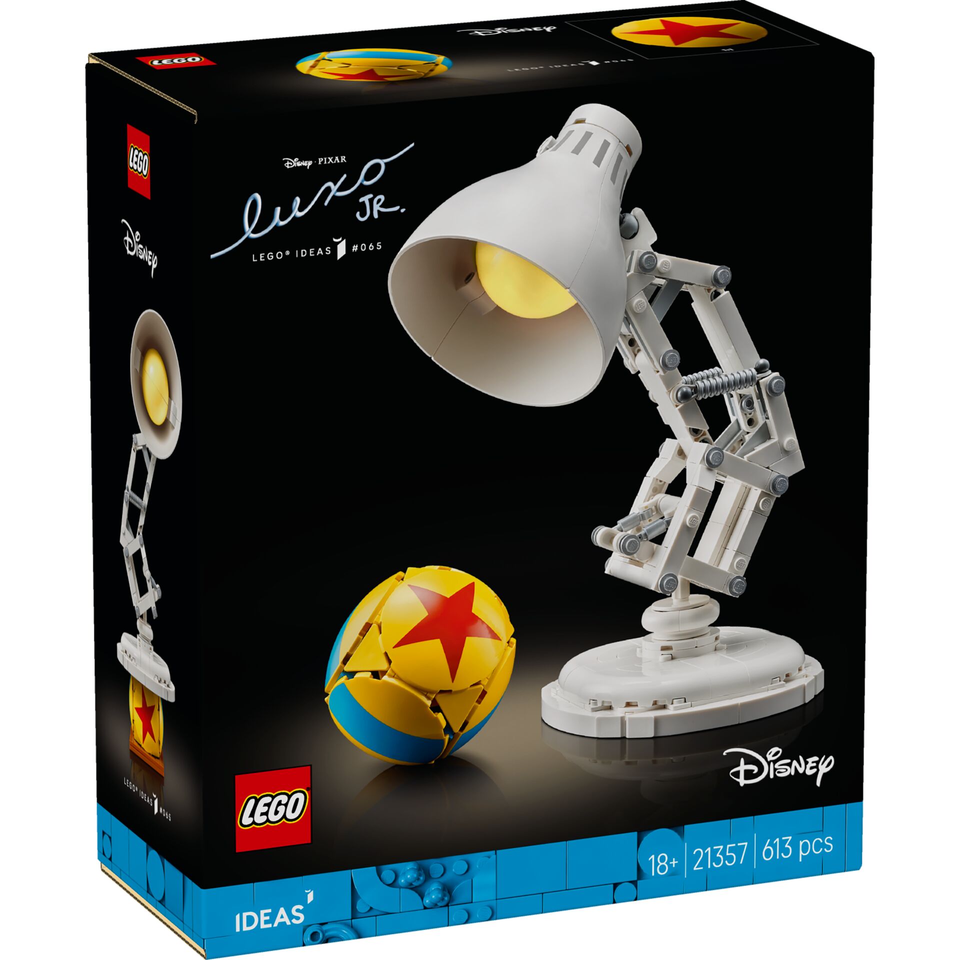 Lego-Set, Schreibtischlampe, Roboterarm, Konstruktionsspielzeug, Disco-Kugel