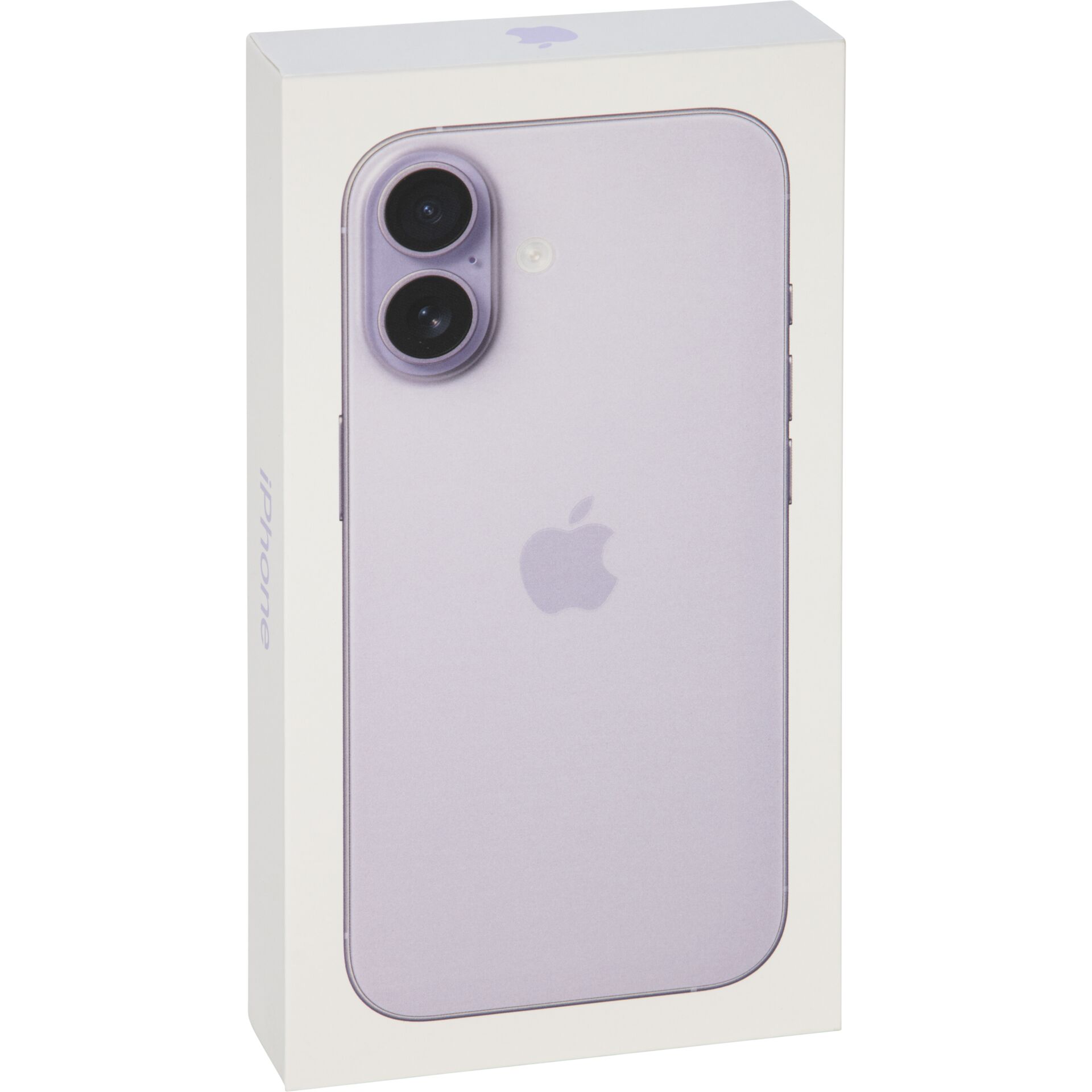 smartphone, iPhone, duale Kamera, lila, Verpackung