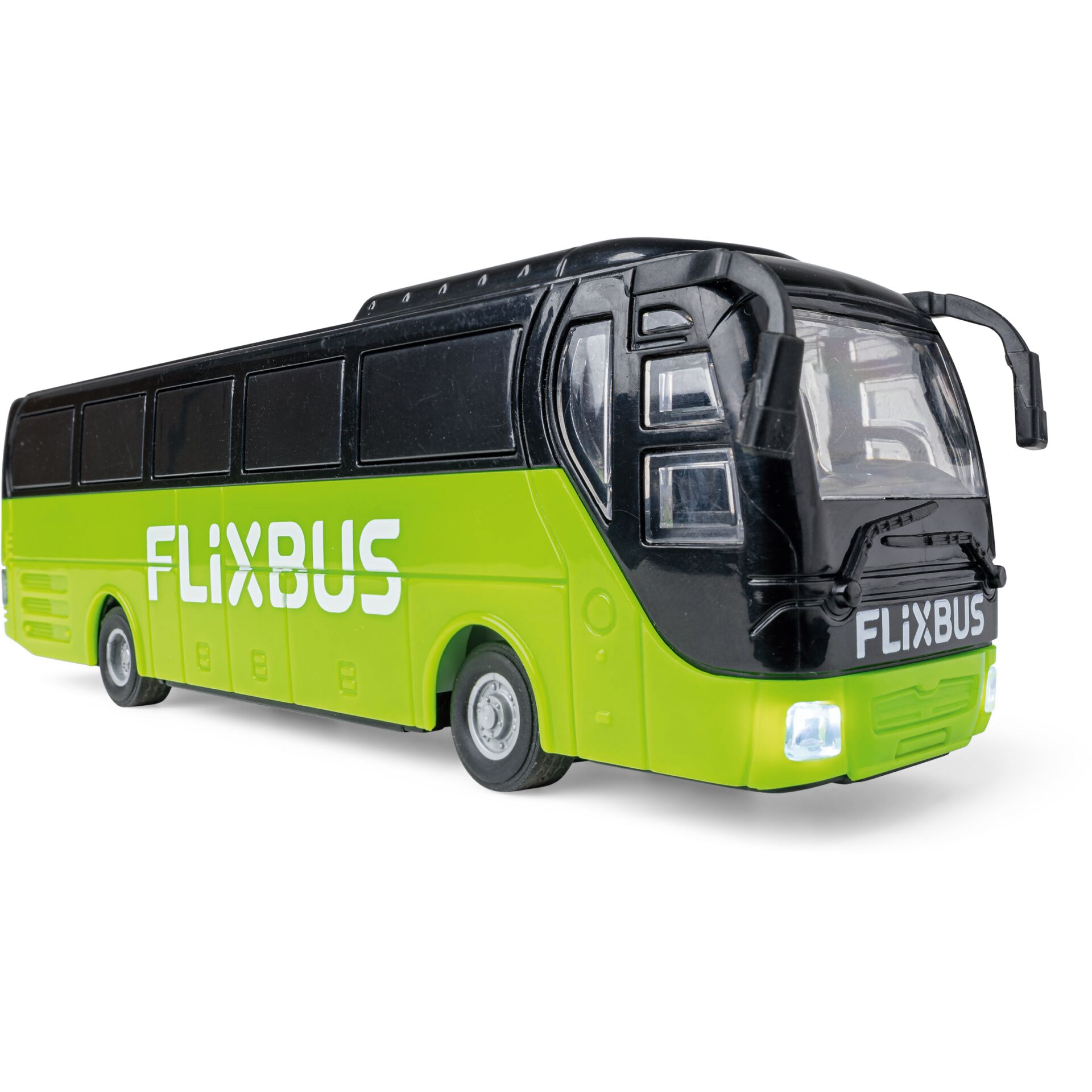 Bus, Modellbus, FlixBus, Neonschrift, Grün/Grün