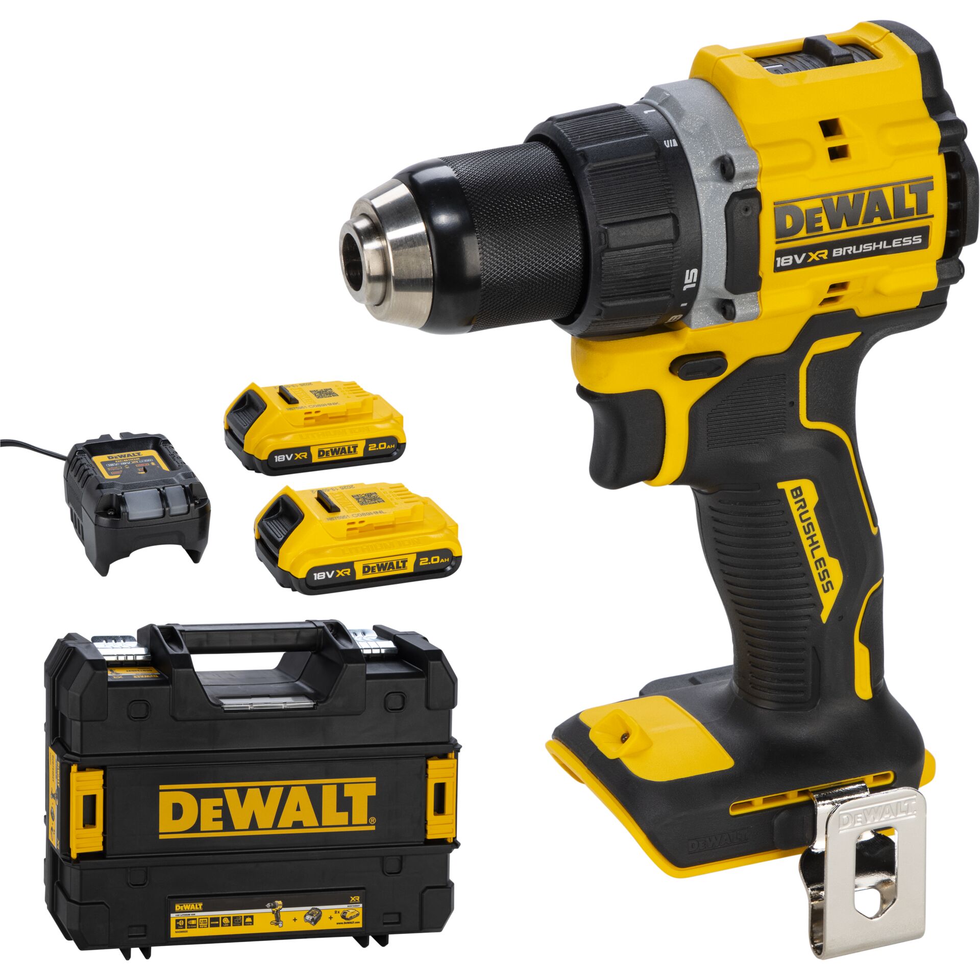 Bohrschrauber, Akku-Bohrschrauber, 18V, BRUSHLESS, DeWalt